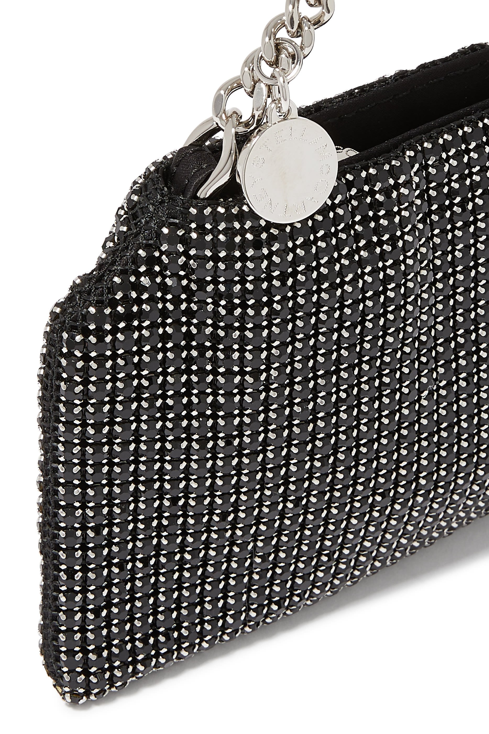 Falabella Mesh Shoulder Bag With Crystals
