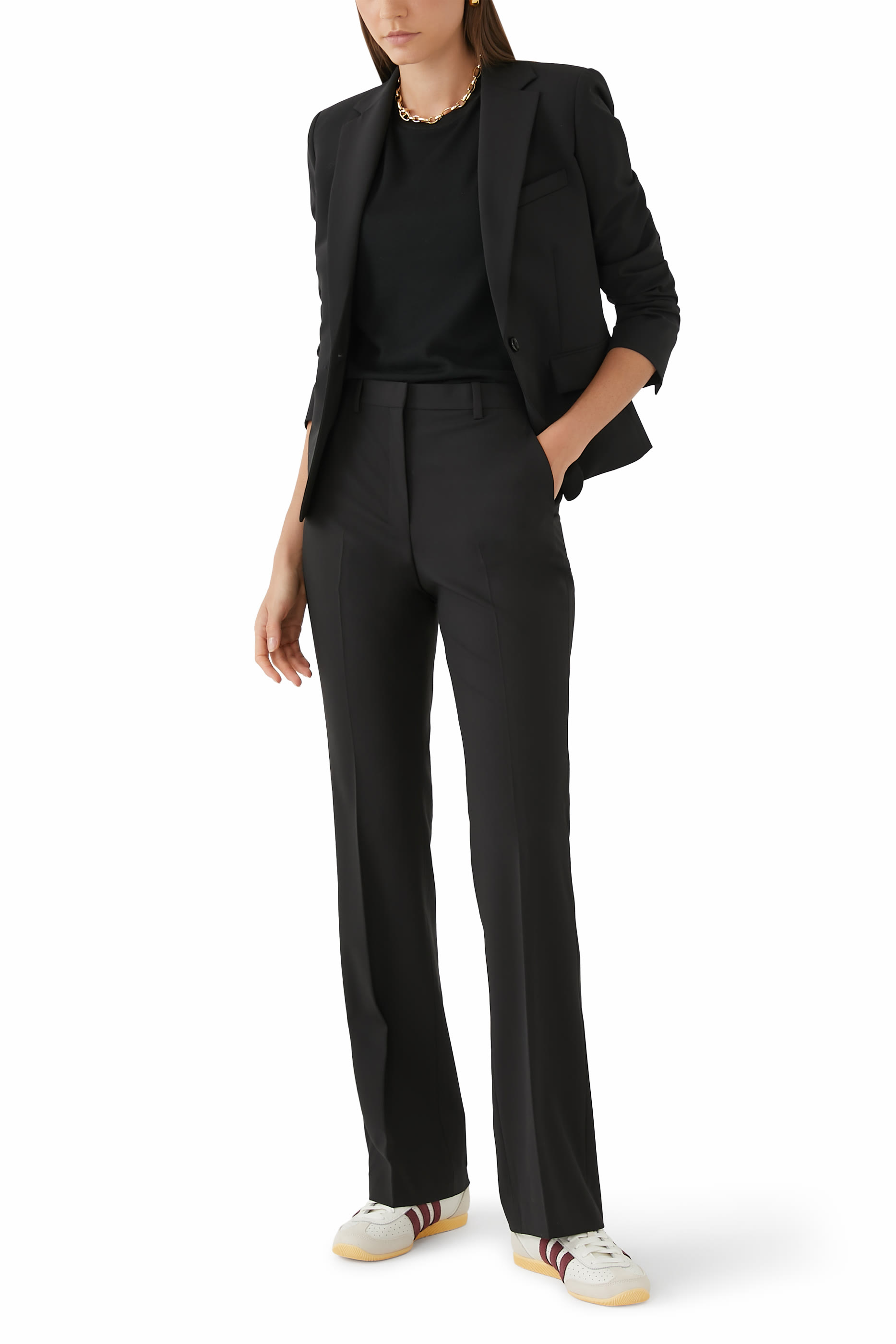 Flared Pants  in Good Wool