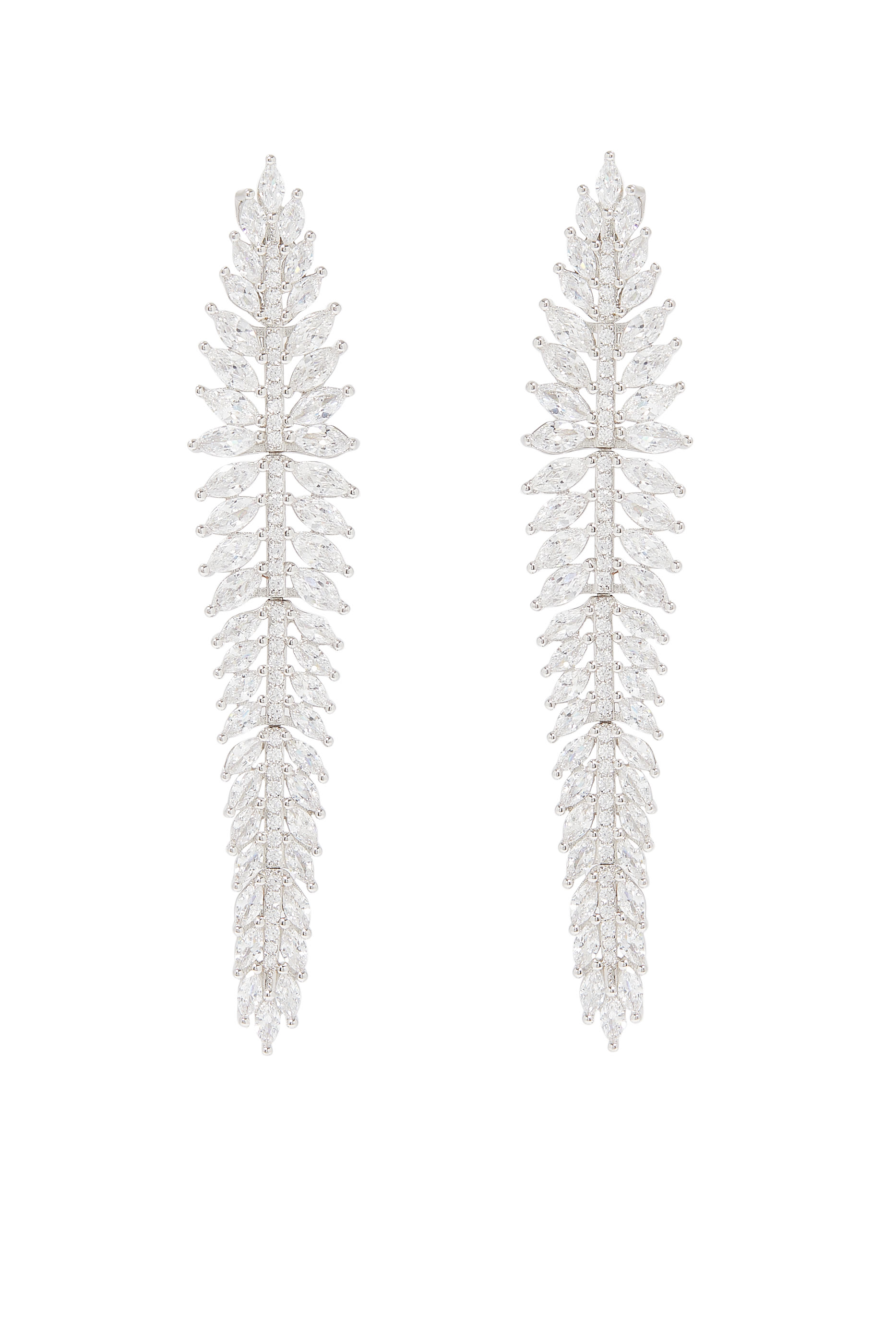 Marquis Linear Statement Earrings