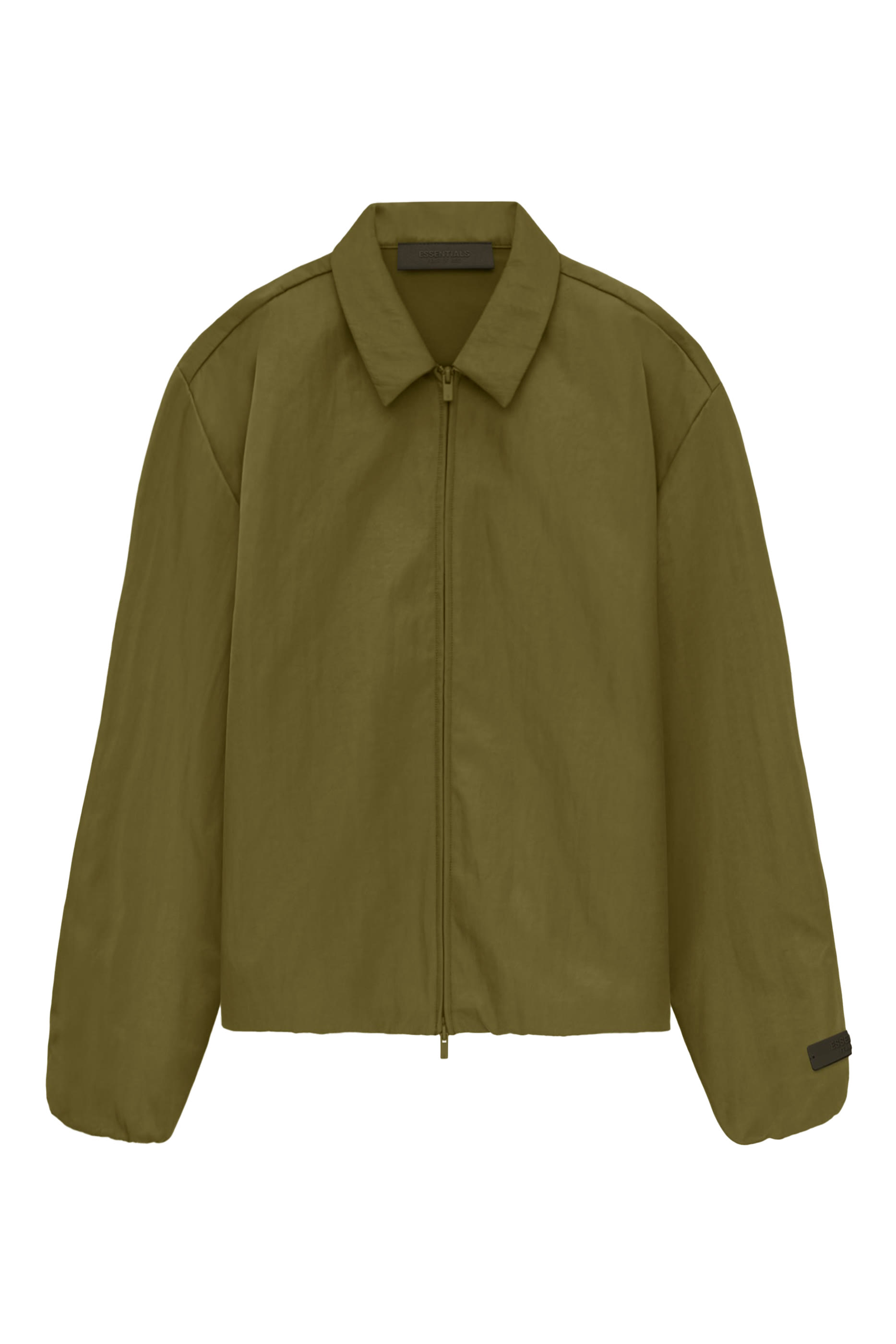 Textured Nylon Trucker Jacket