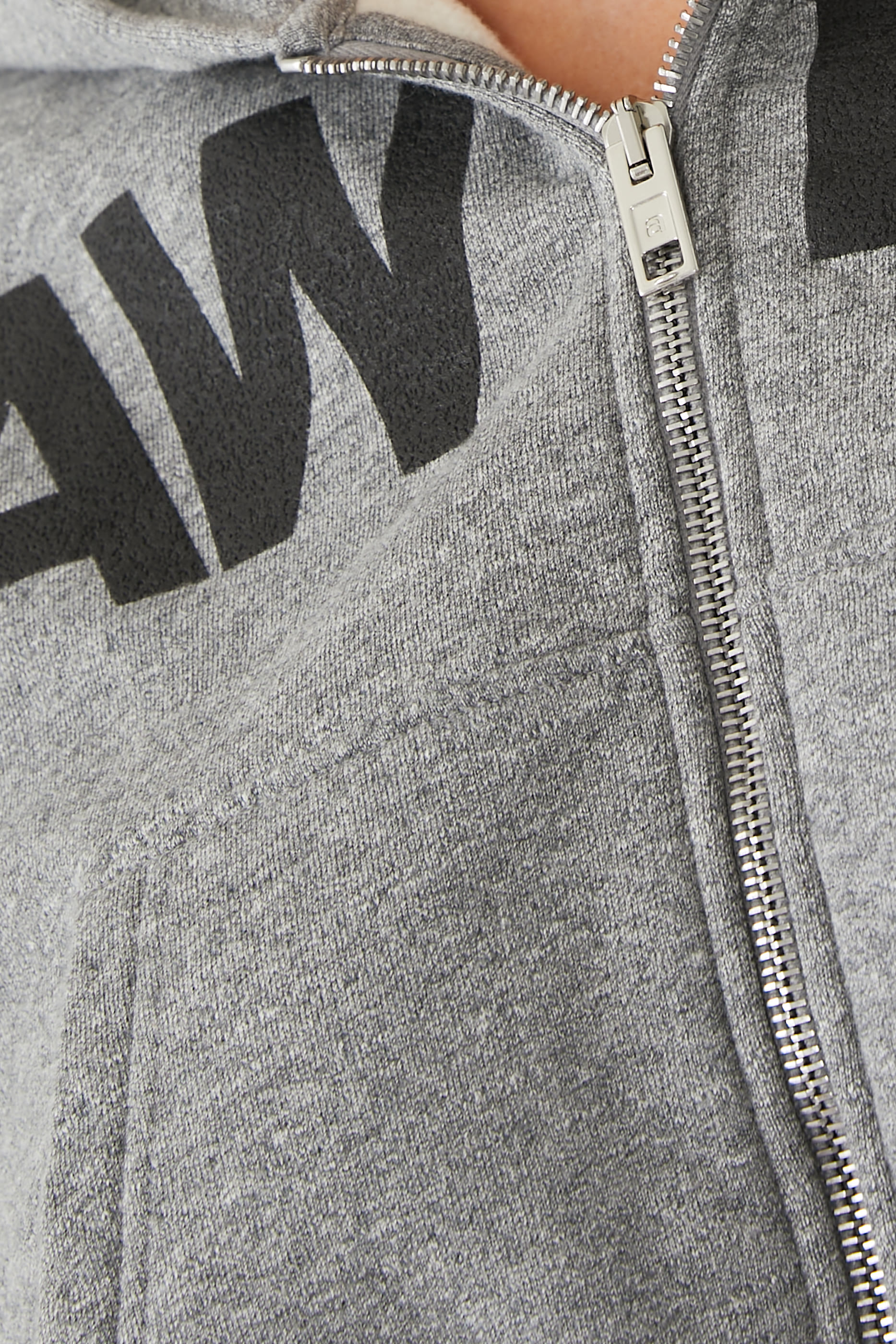 Deconstructed Logo Wrap Hoodie