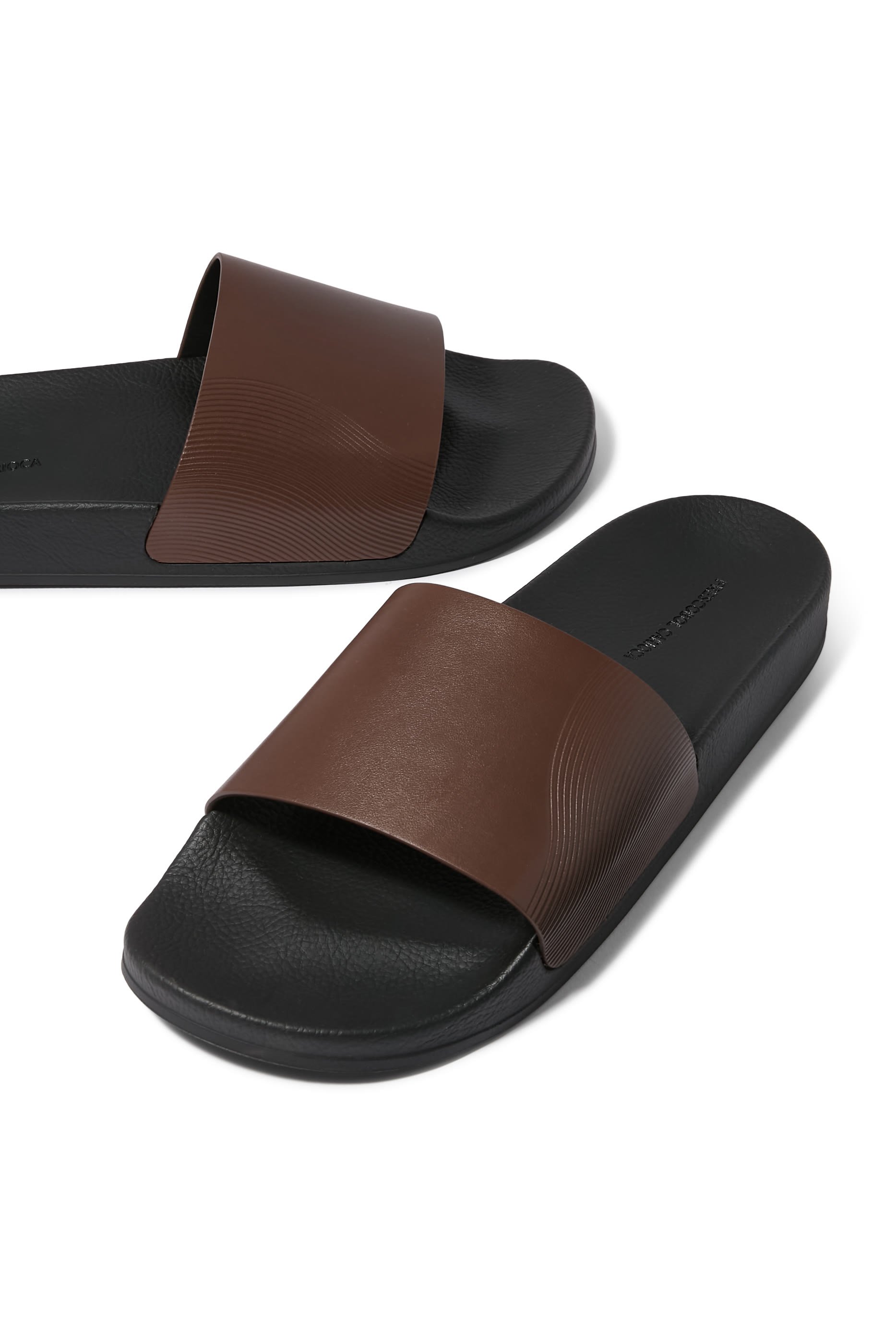 Humberto Leather Sliders