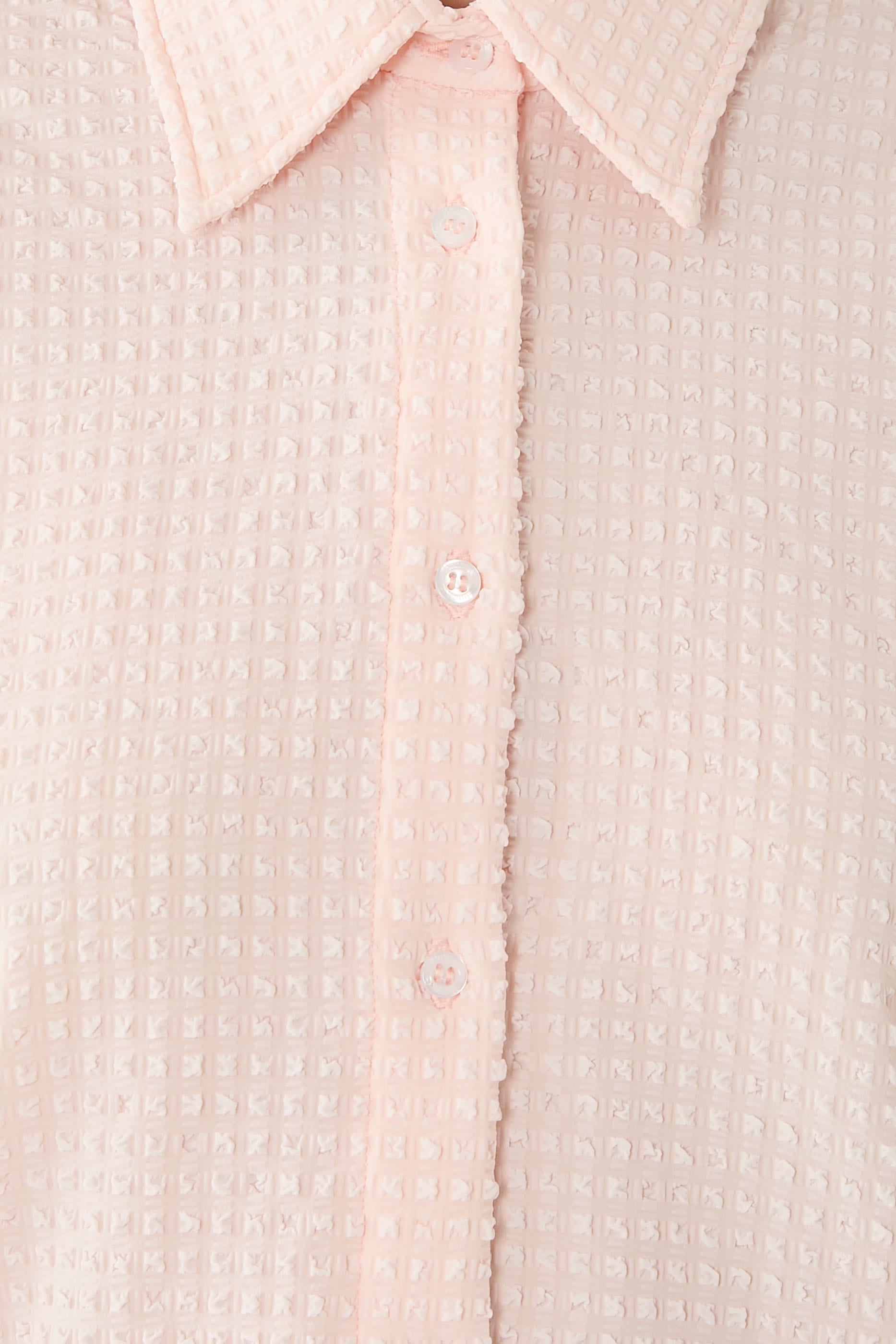 Resort Checked Seersucker Shirt