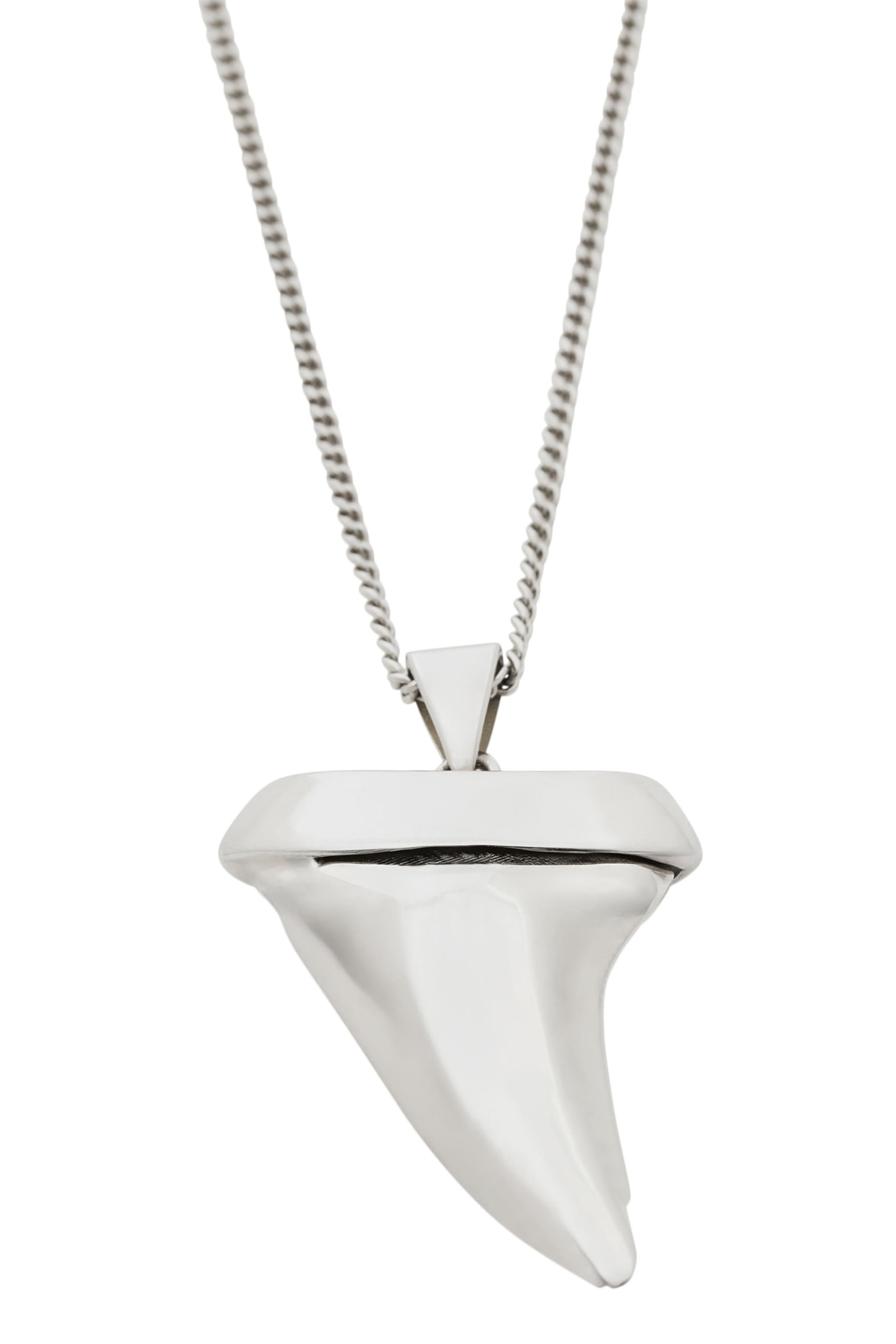 Shark Tooth Necklace In Metal