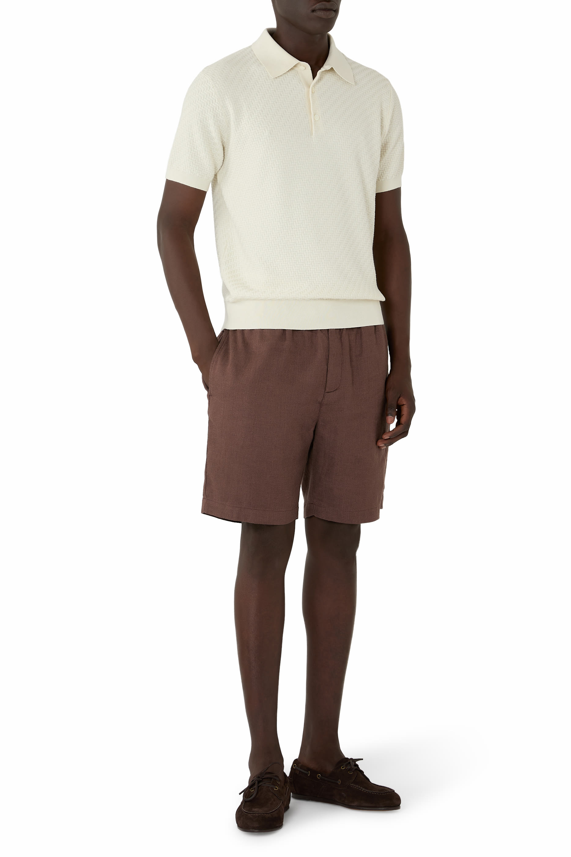 Trama Weave Polo Shirt