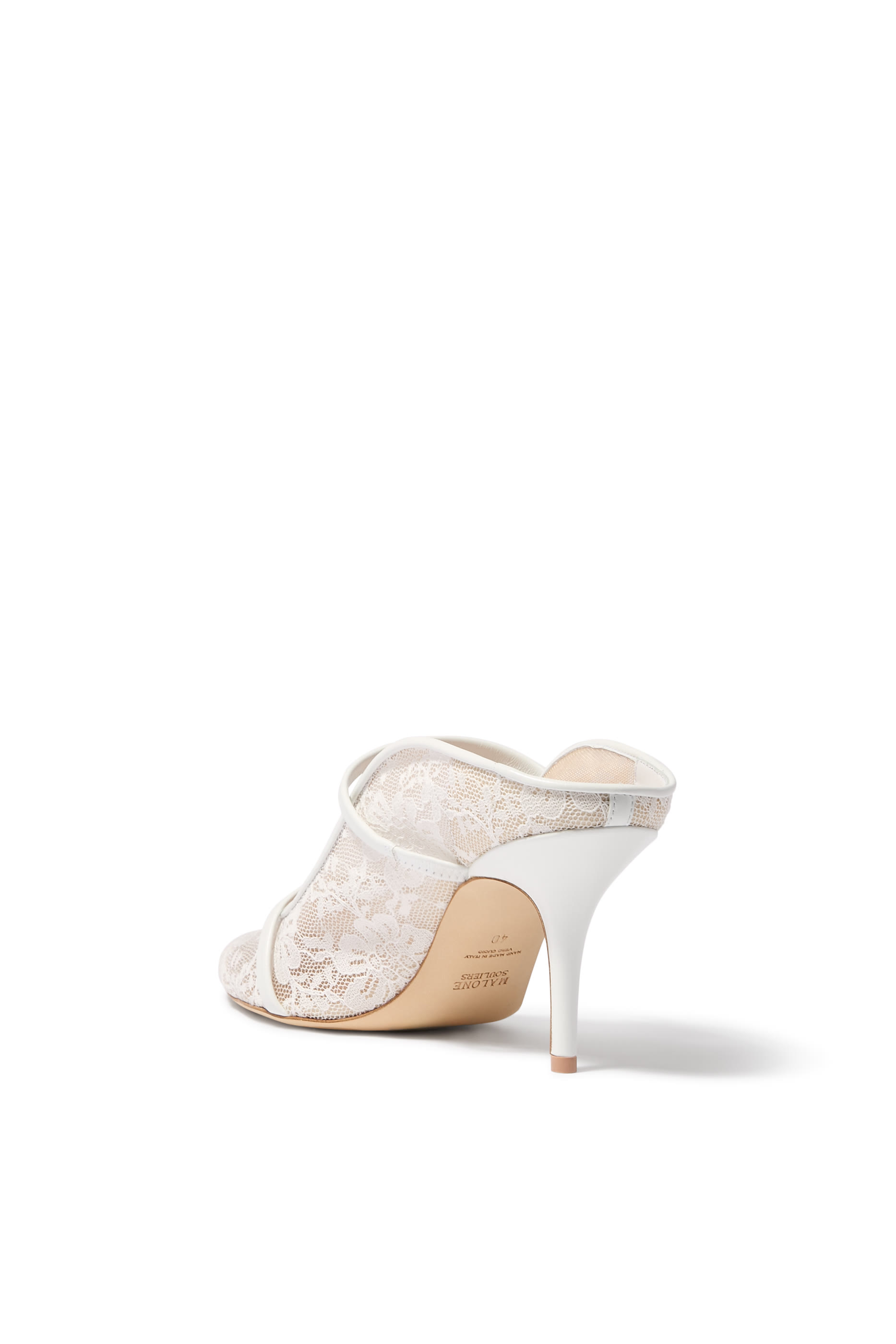 Maureen 70 Lace Heeled Mules