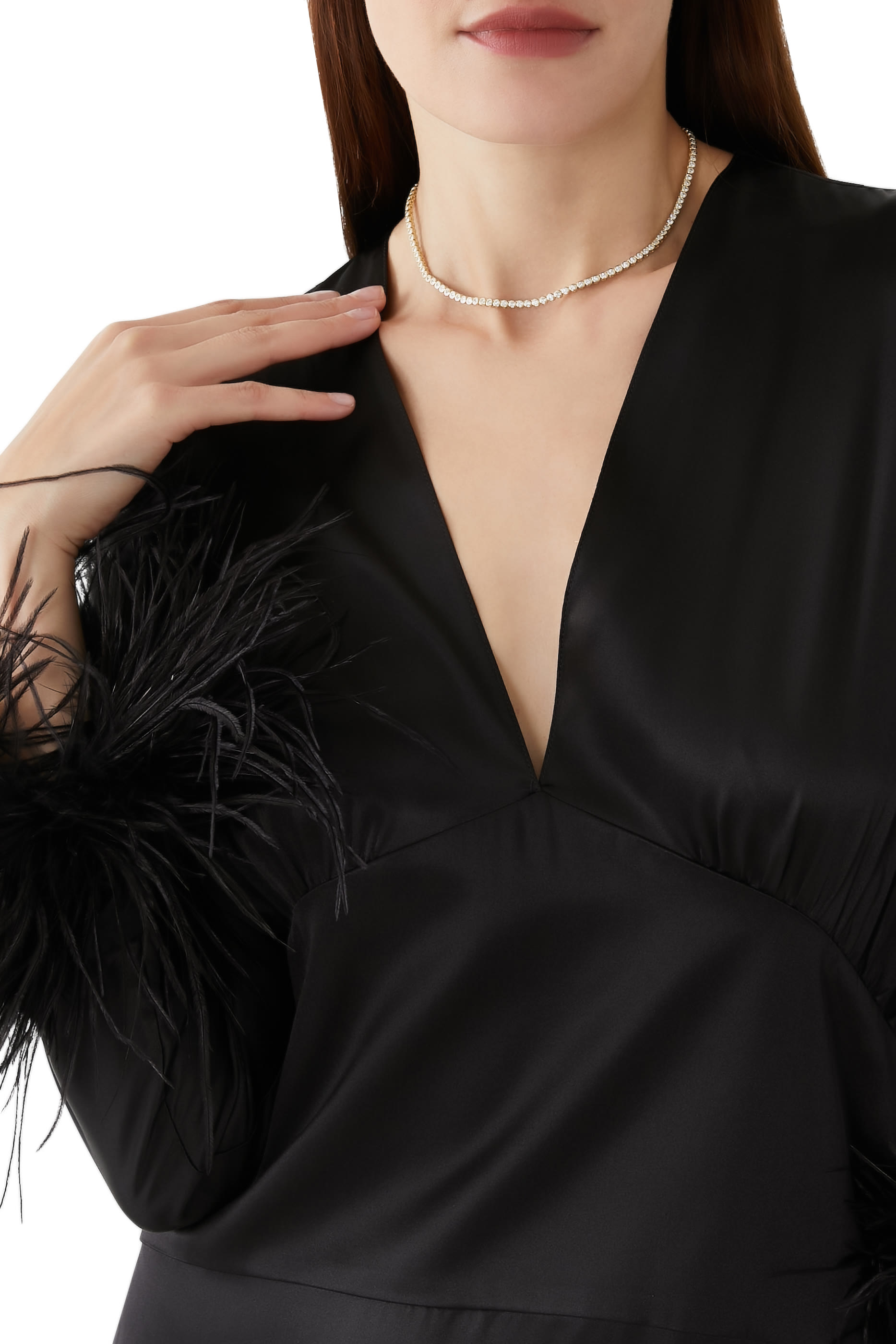 Bezel Tennis Necklace