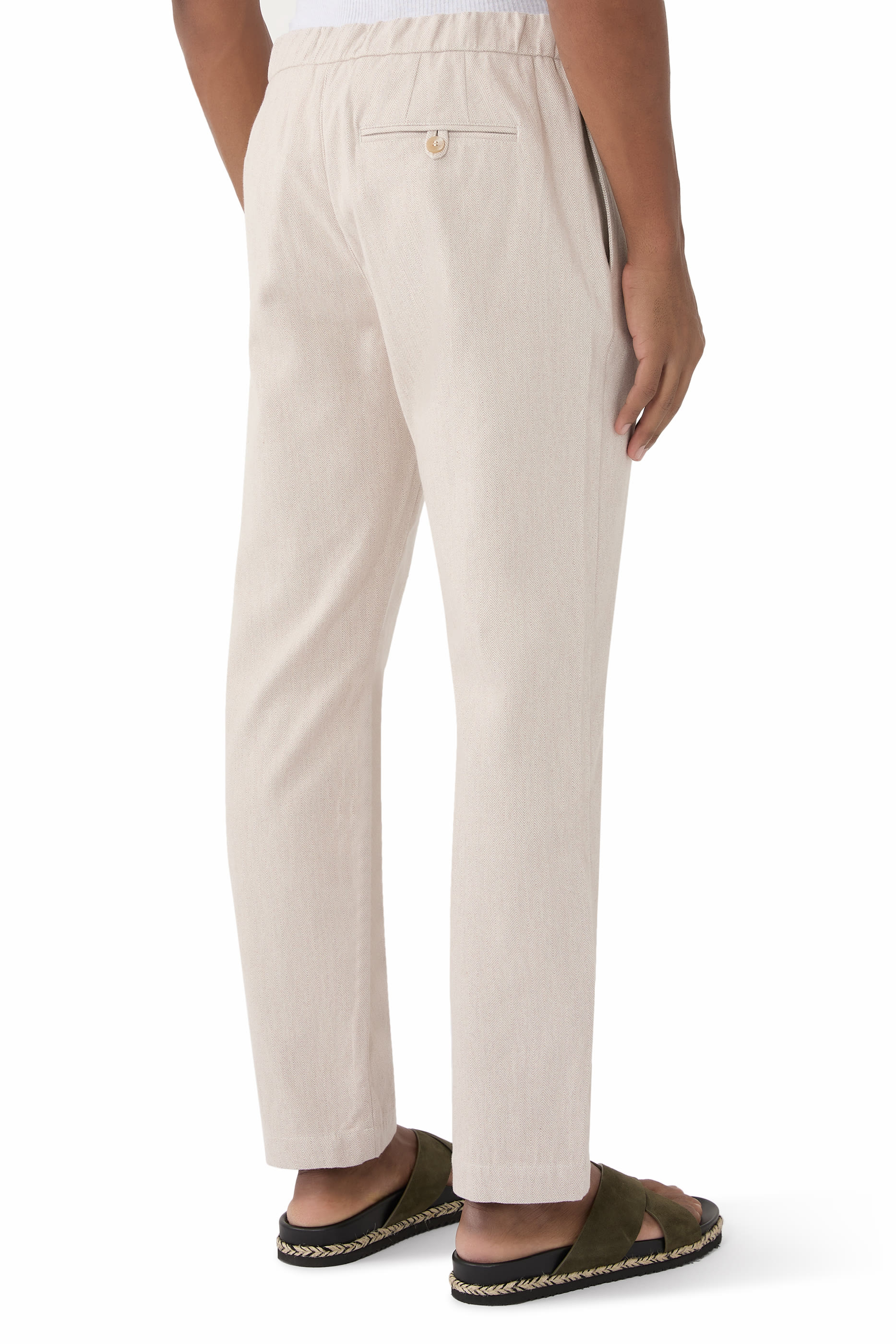 Oscar Cotton-Cashmere Trousers