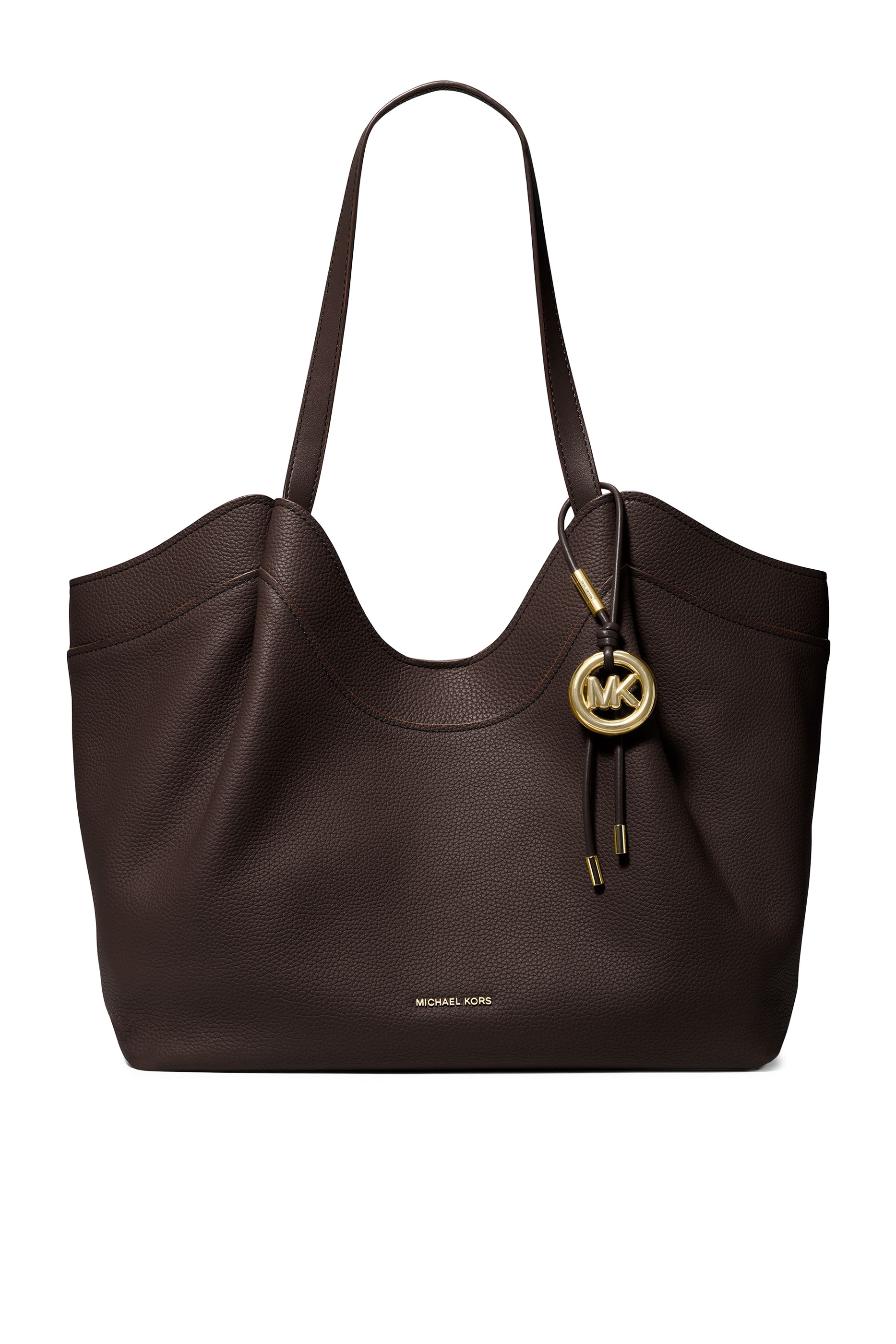  Bernie Large Pebbled Leather Tote Bag