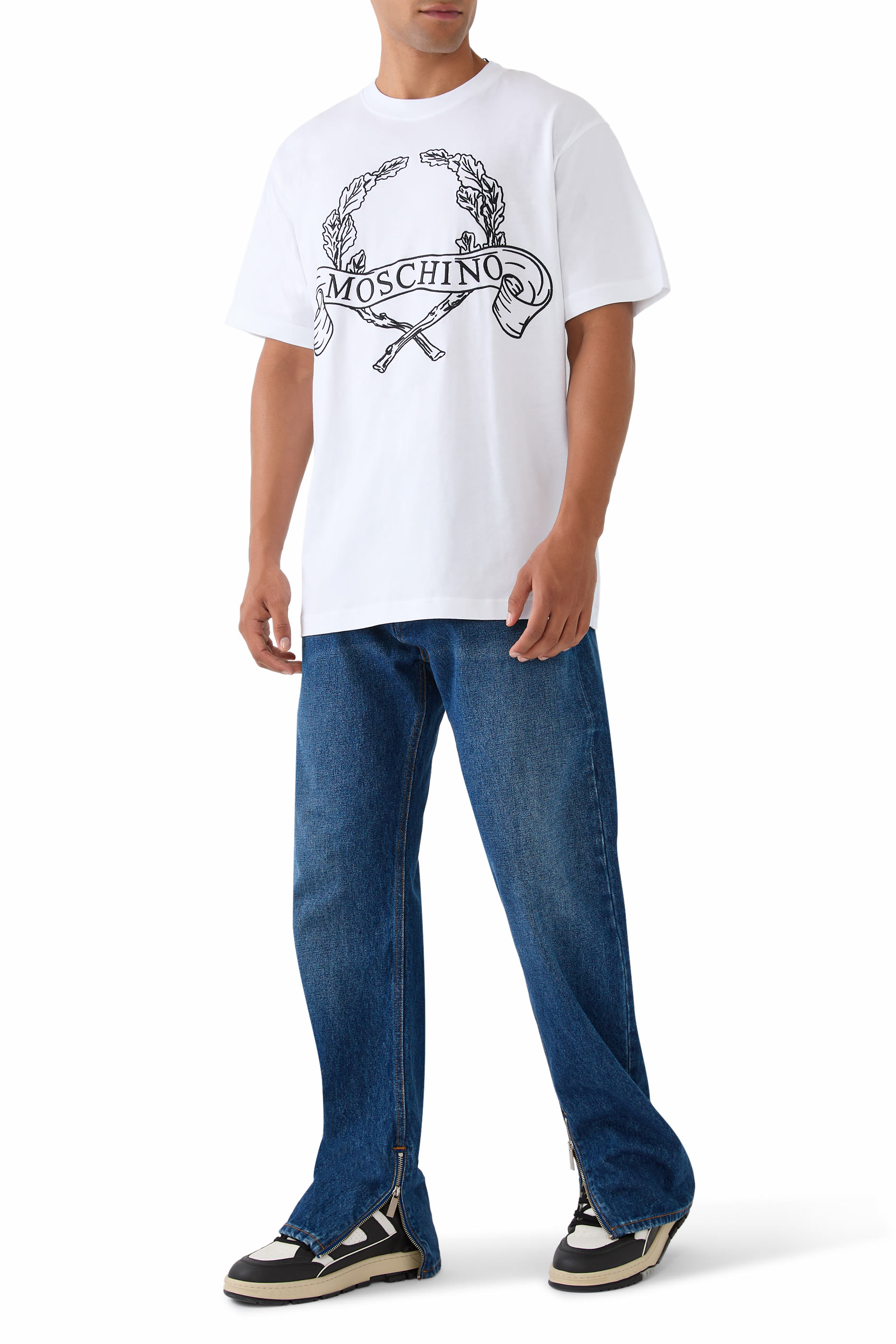 Laurel Crown Emblem Logo T-Shirt