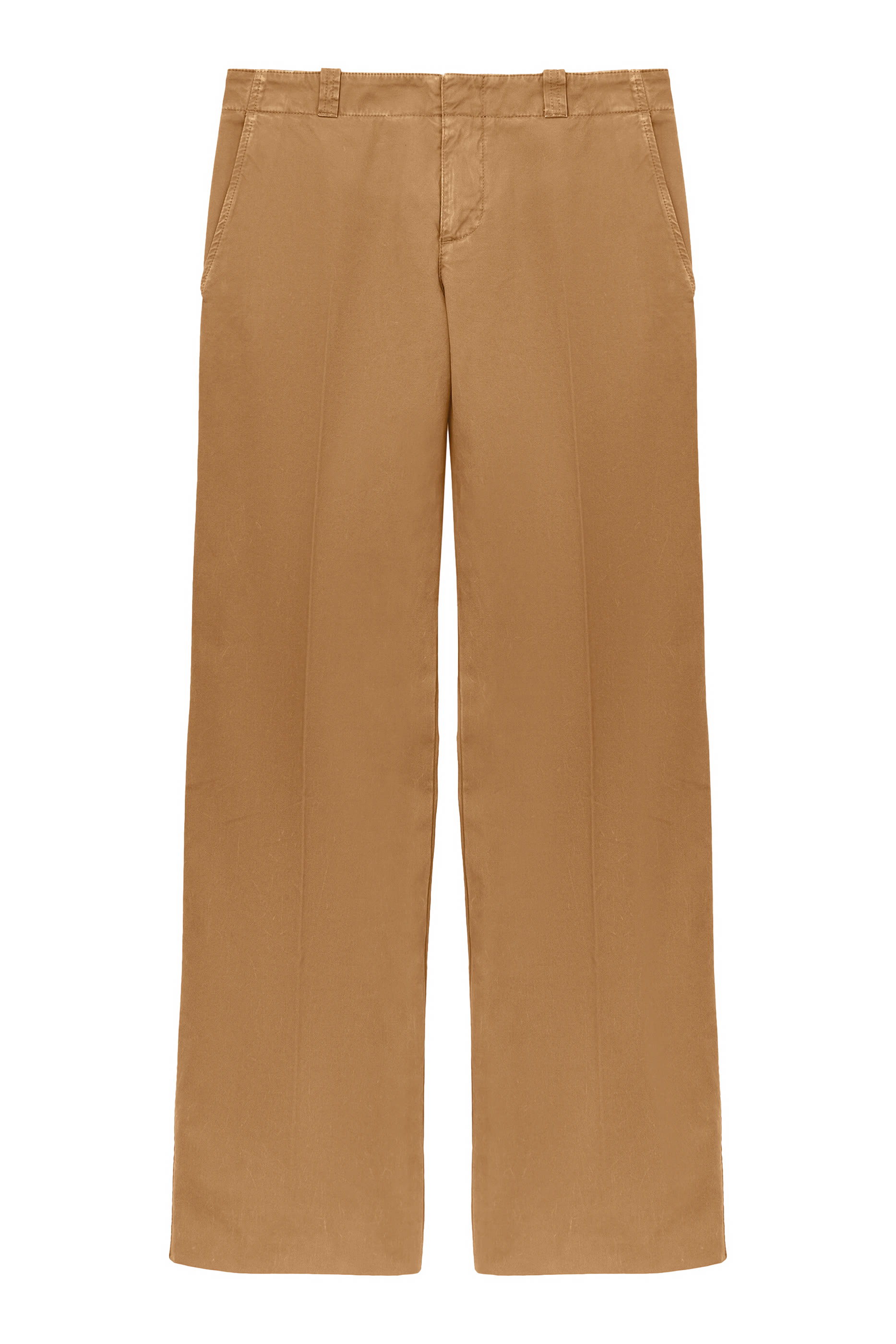 Low-Waisted Chino Trousers