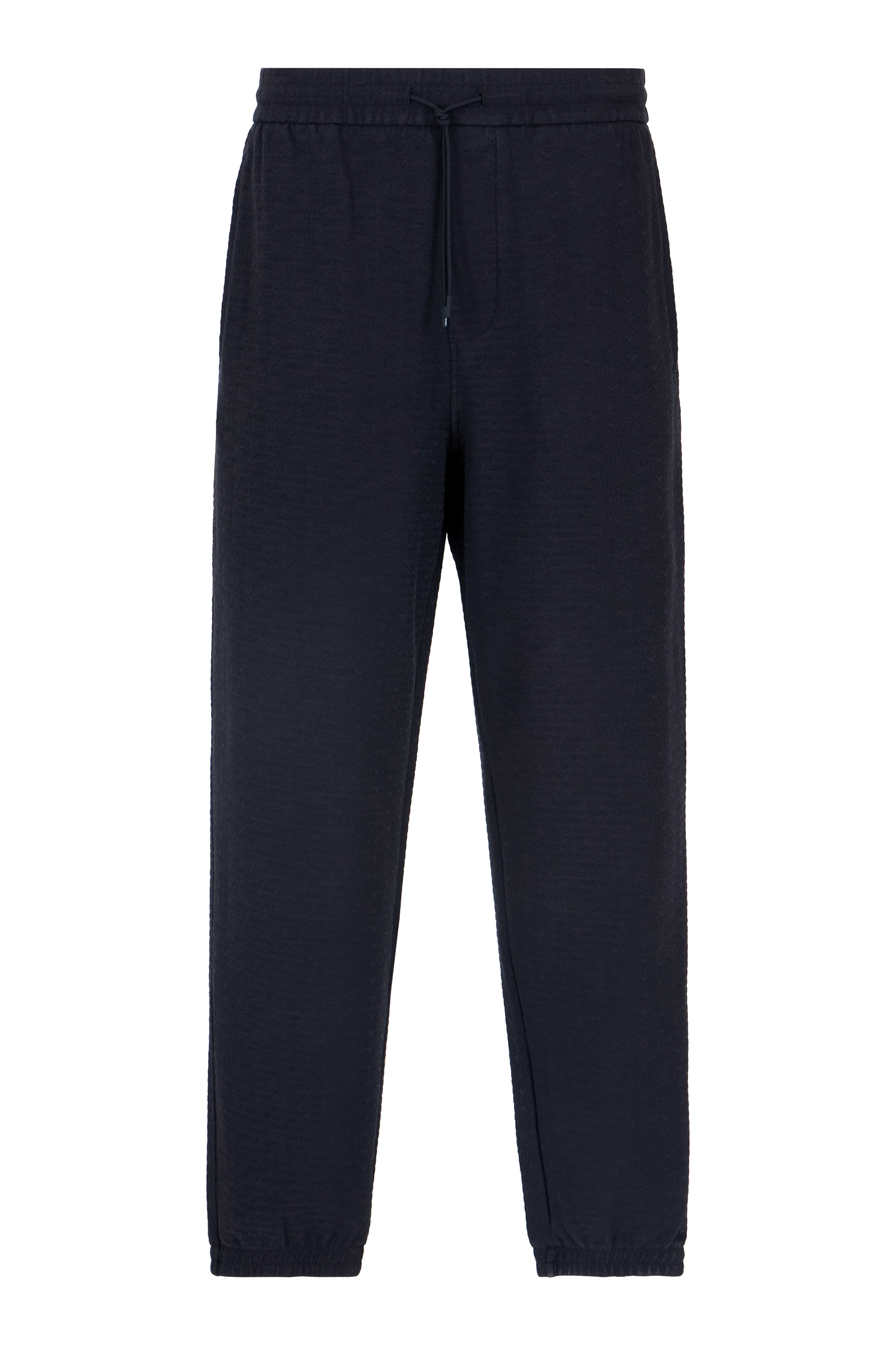 Micro EA Text Logo Drawstring Joggers