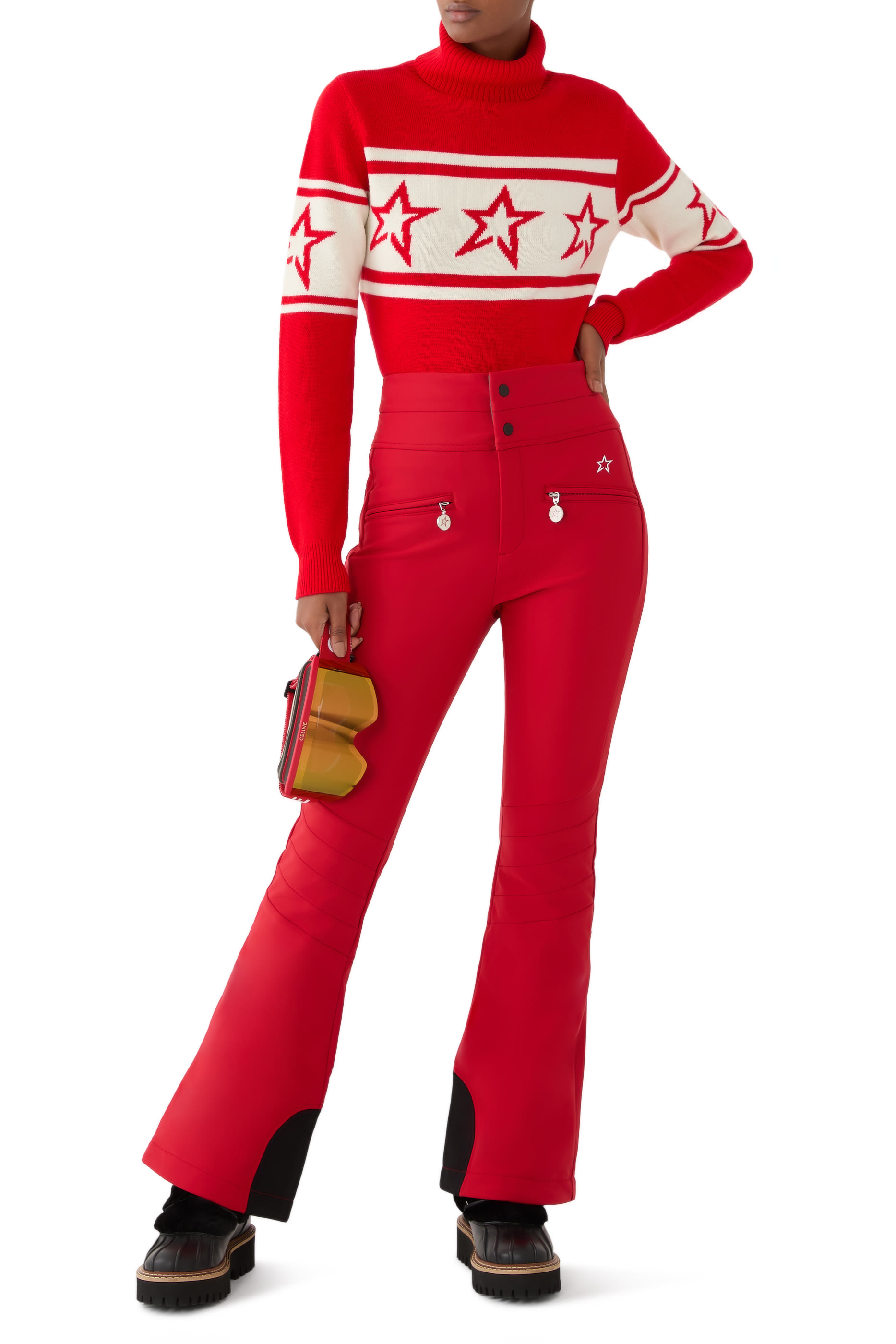 High-Waist Aurora Flare Ski Pants