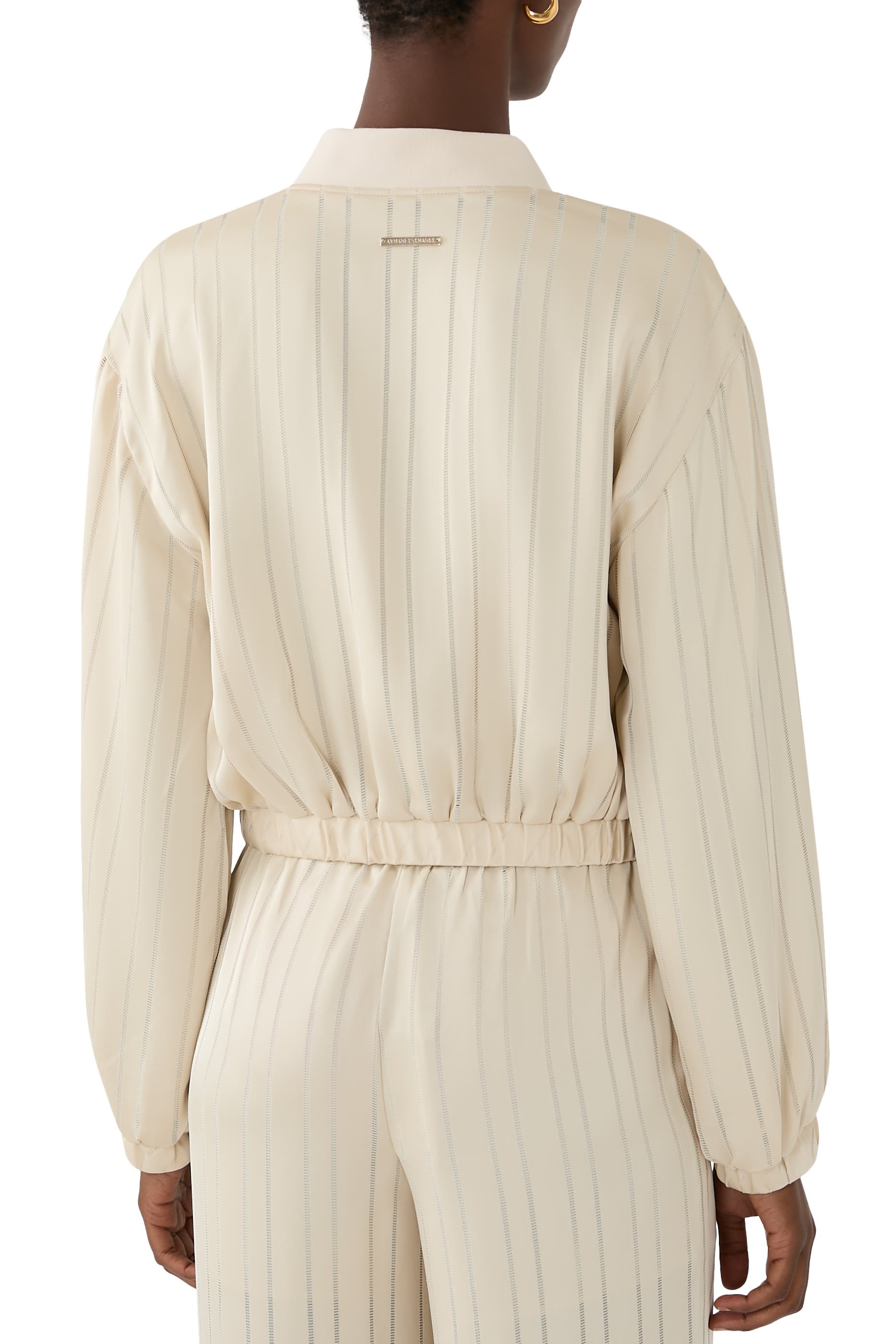 Logo Half Zip Blouson Jacket