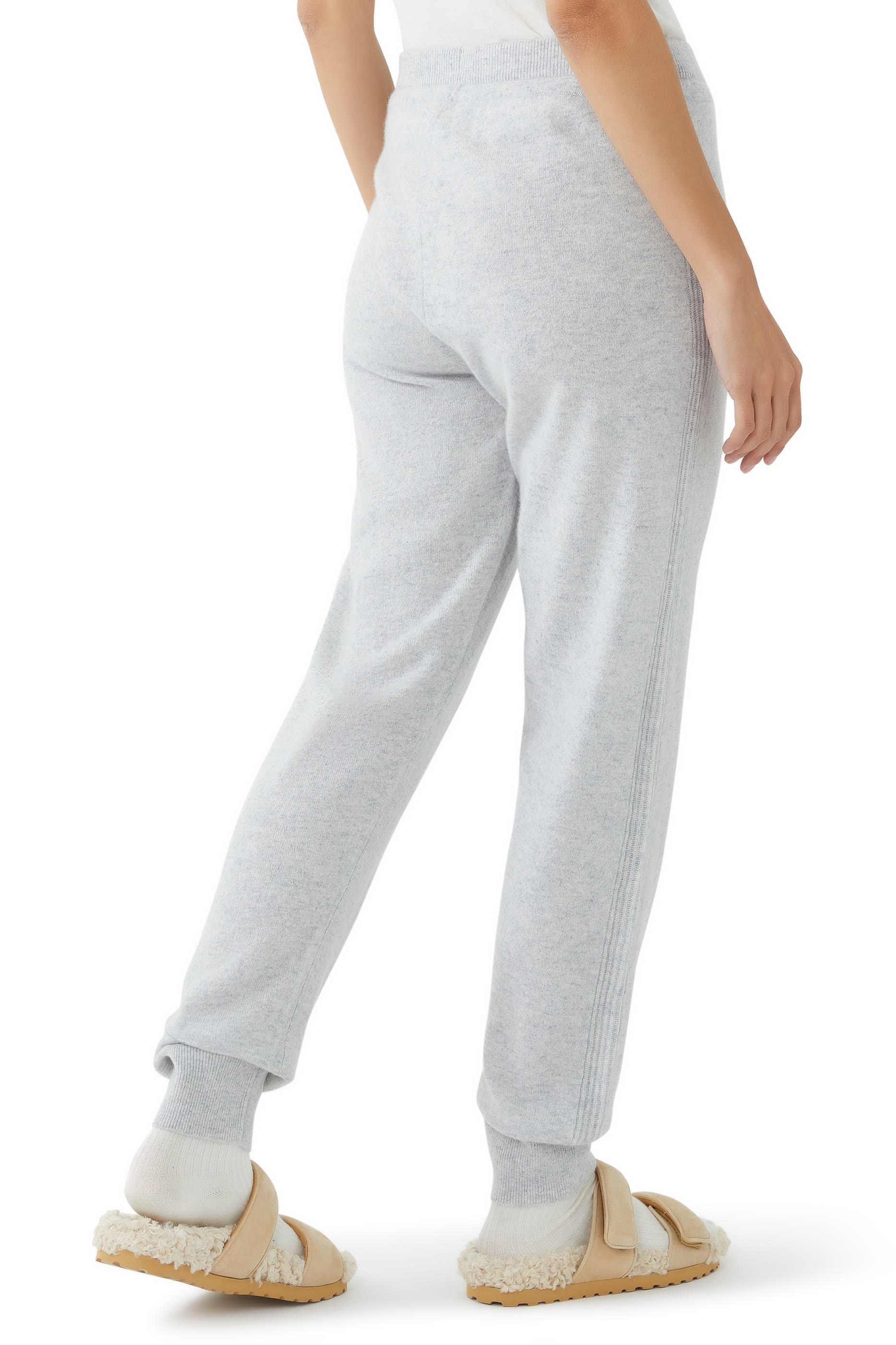 Cashmere Rib Detail Joggers