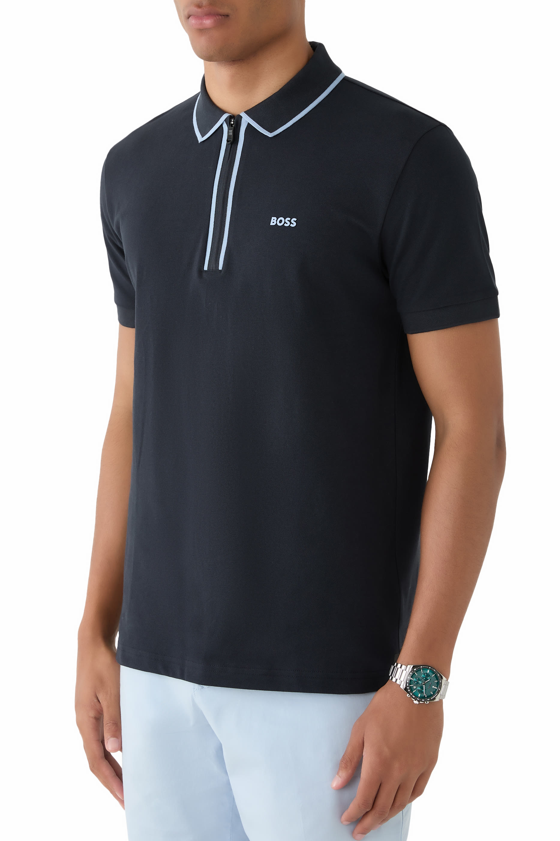 Stretch-Cotton Polo Shirt