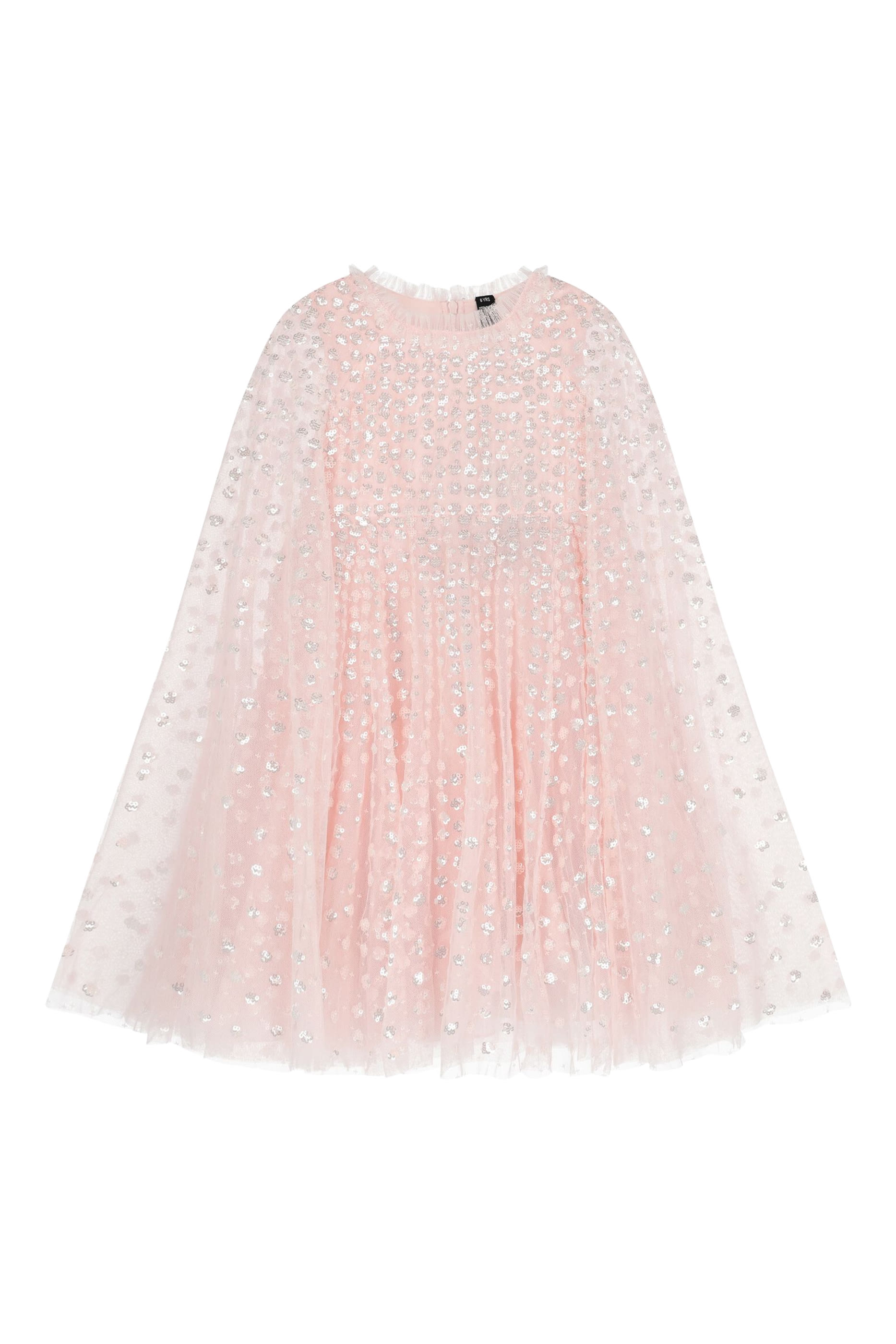 Kids Raindrop Cape Dress