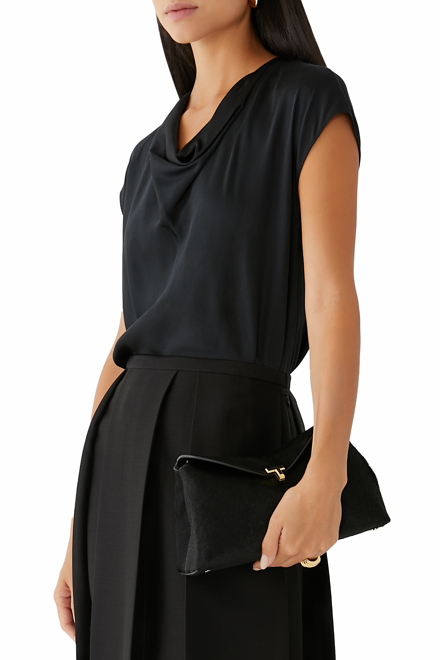 T-Lock Pony Hair Clutch