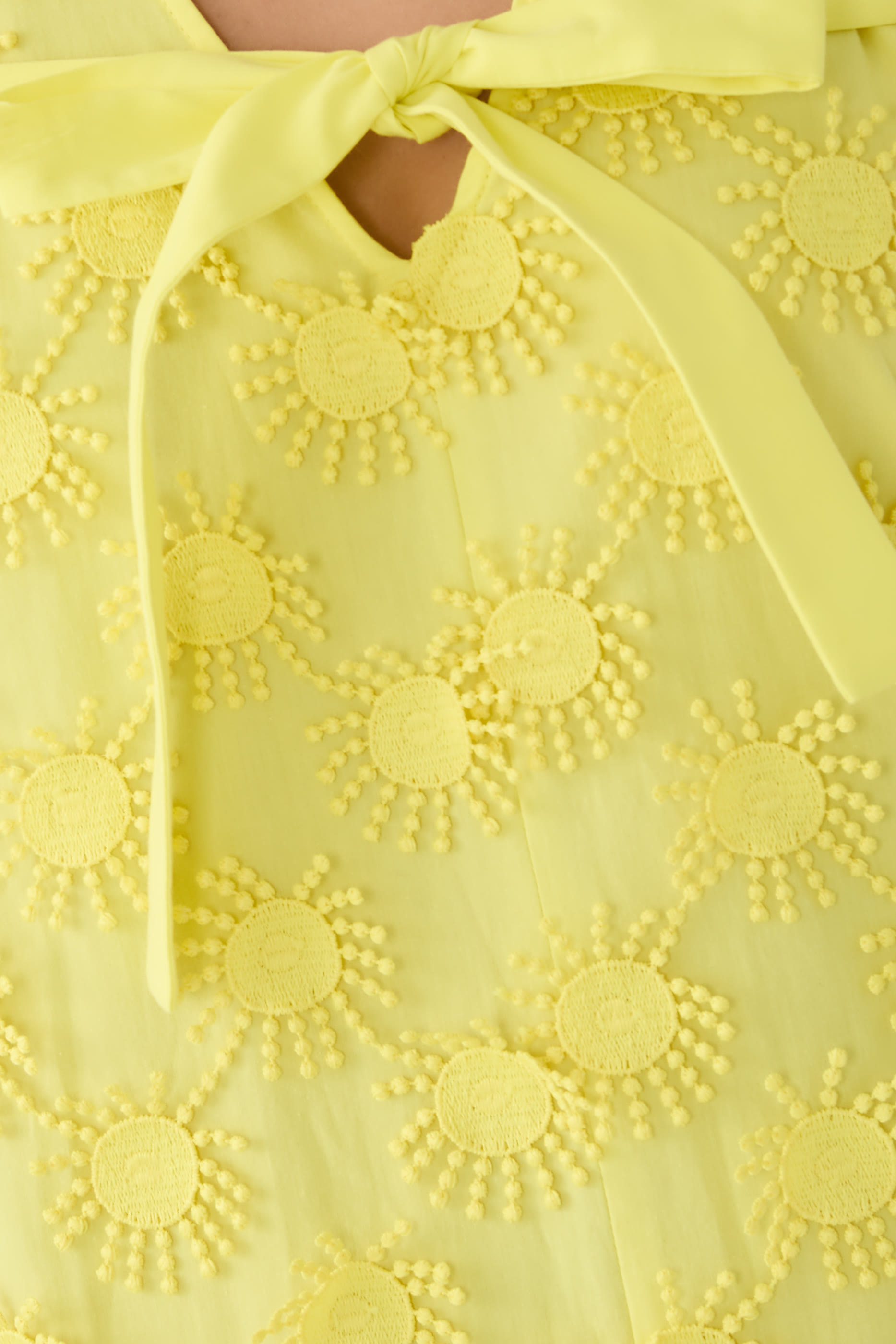 Embroidered Midi Dress