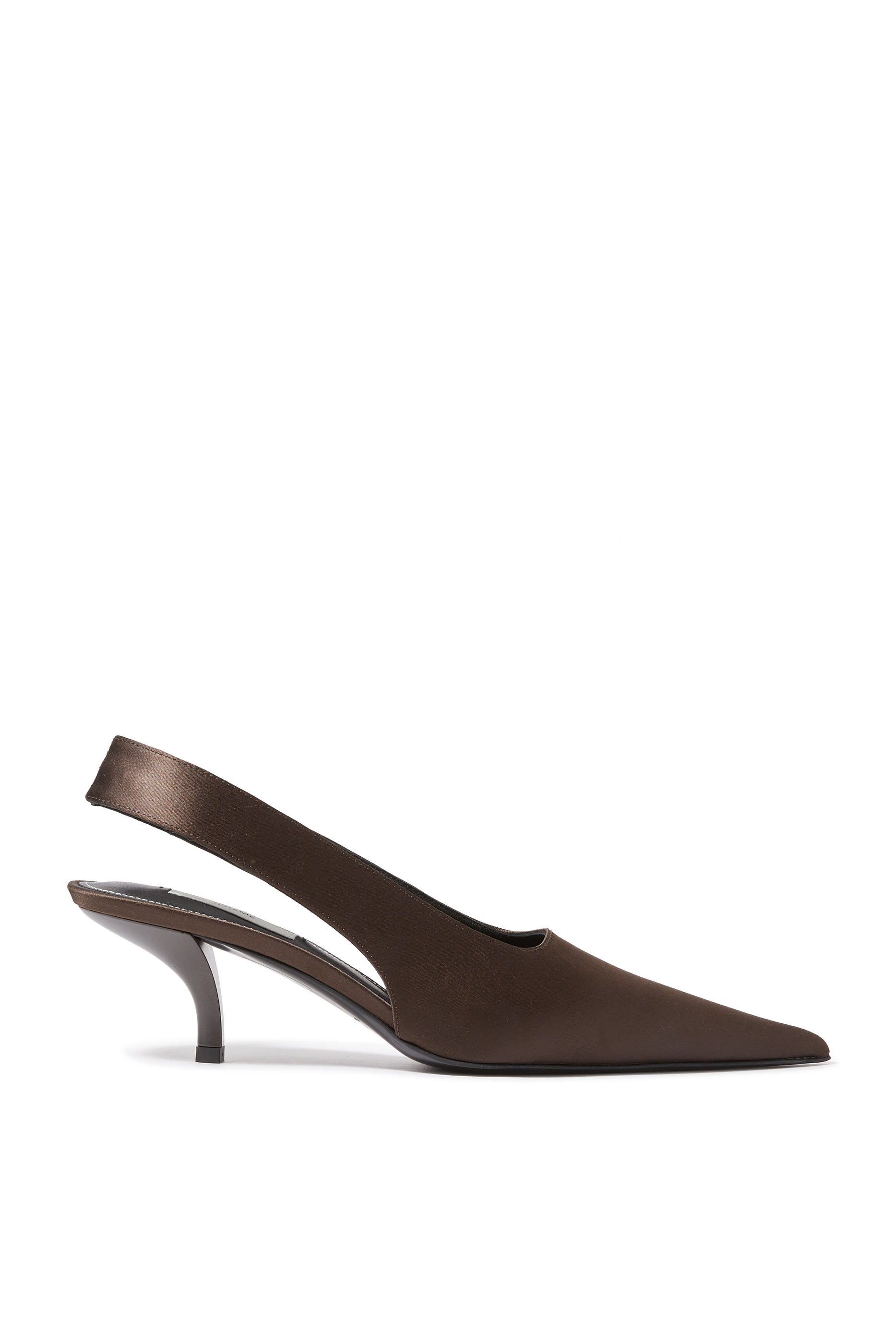 Classic Satin 55 Slingbacks