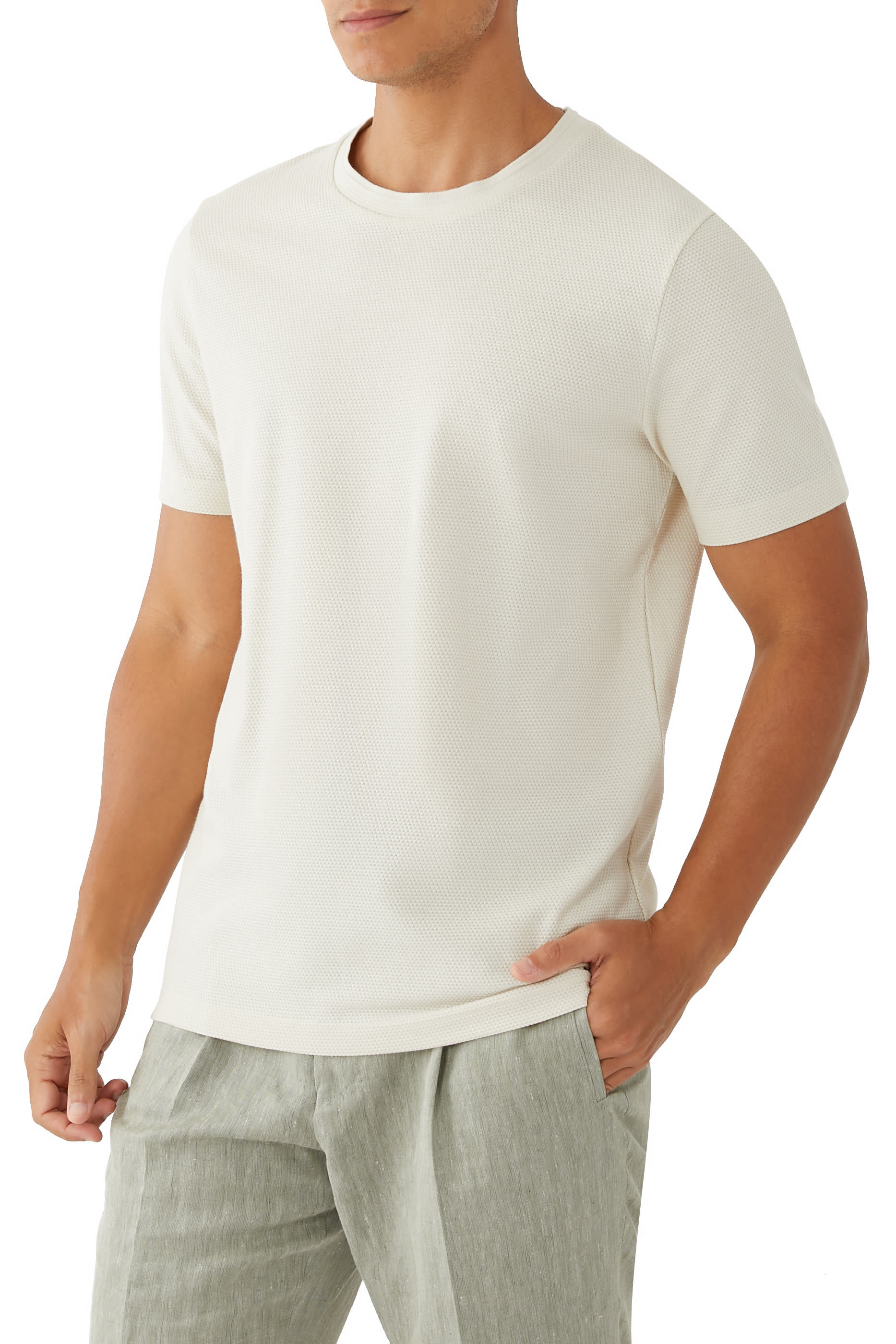 Tiburt 240 Bubble-Jacquard T-Shirt
