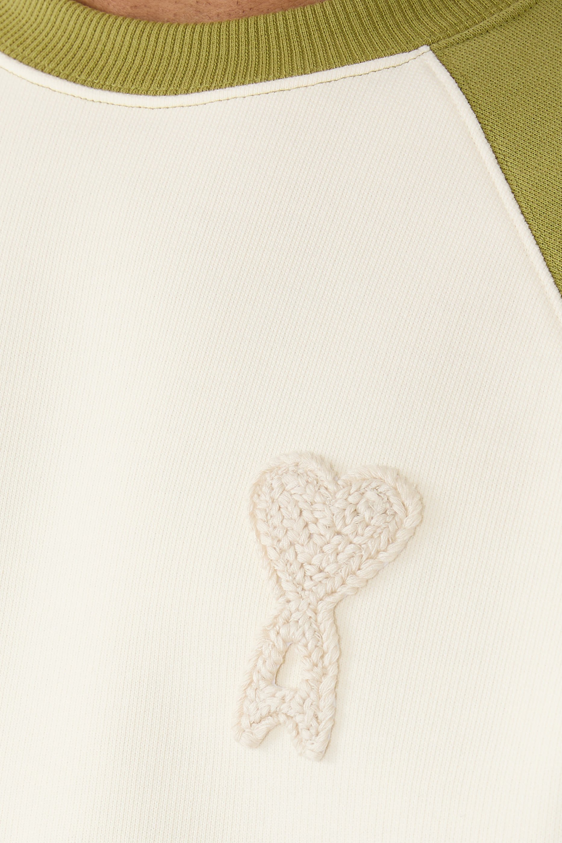 Cotton Knitted Ami De Coeur Sweatshirt