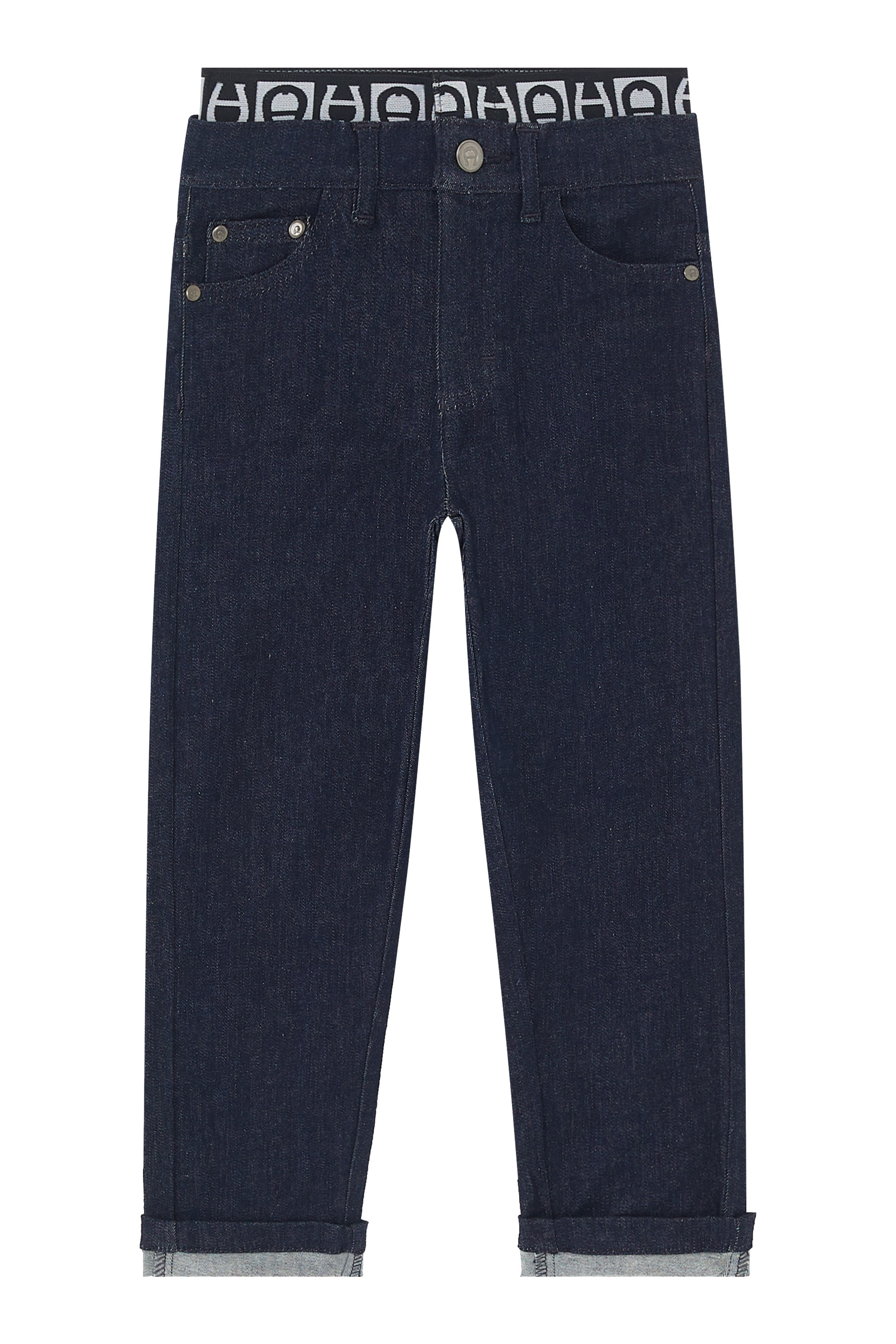 Kids Double Waistband Jeans