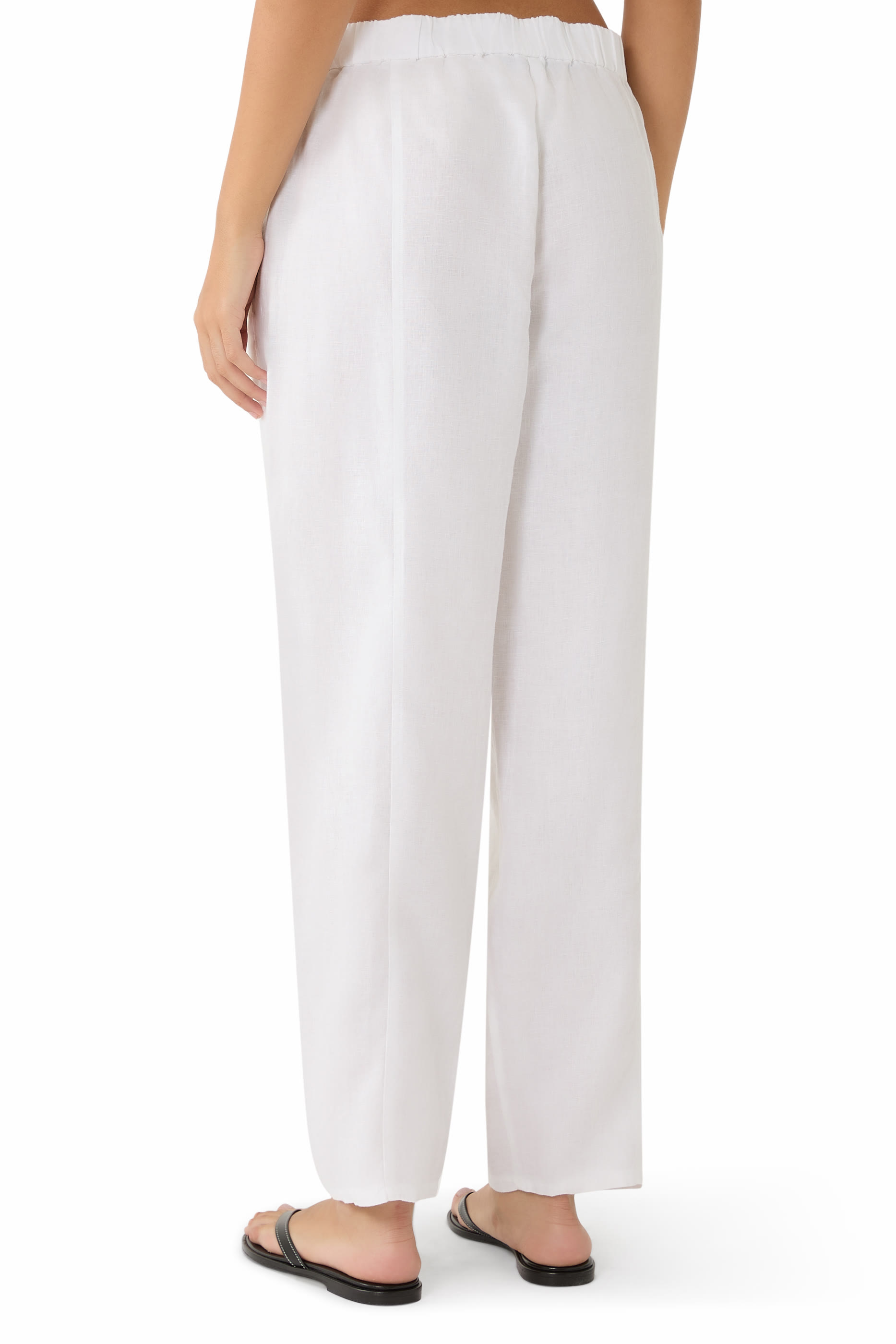 Organic Linen Lantern Pants