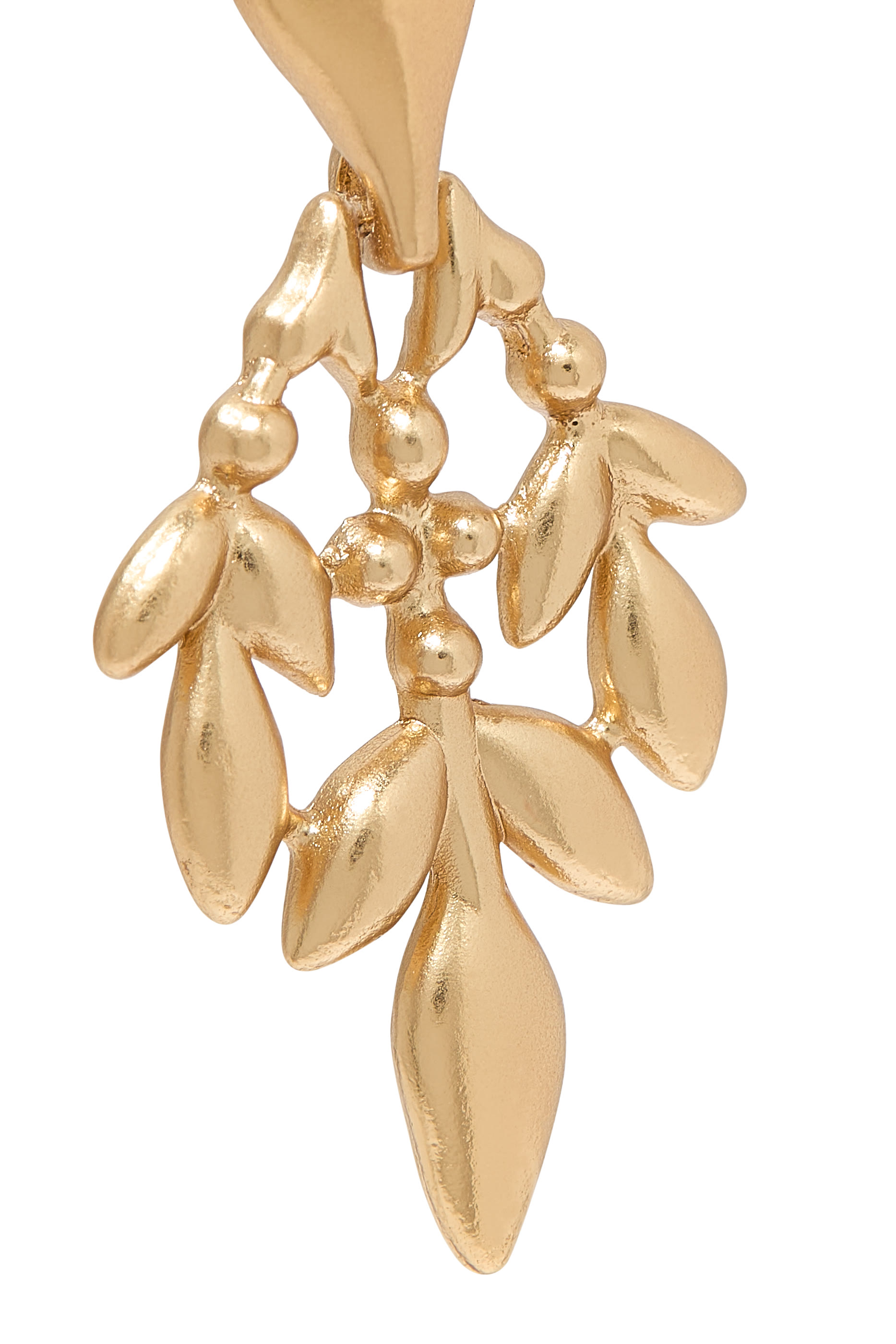 Aolea Earrings, Gold-Plated Brass