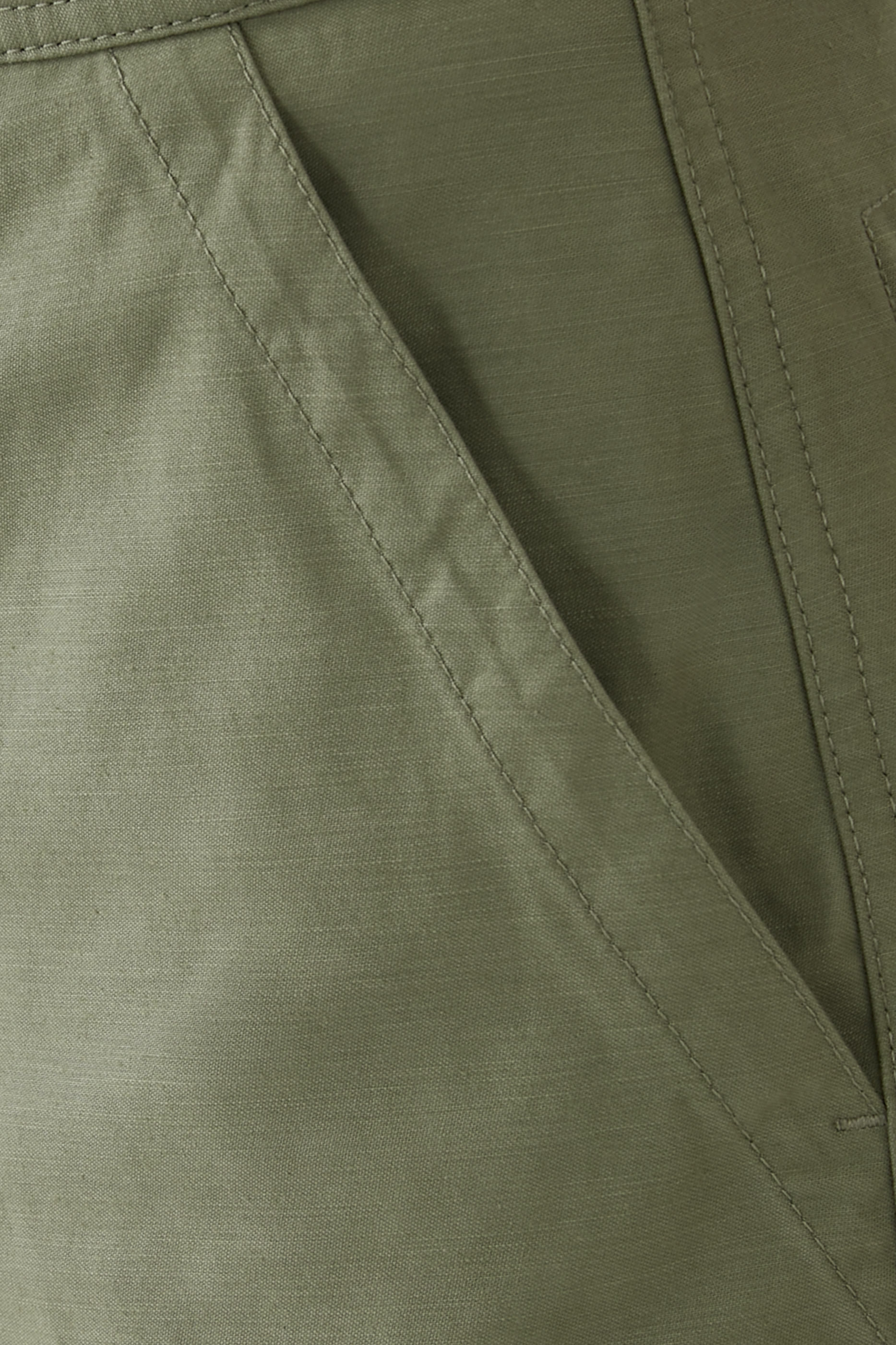 Straight Cotton Satin Pants