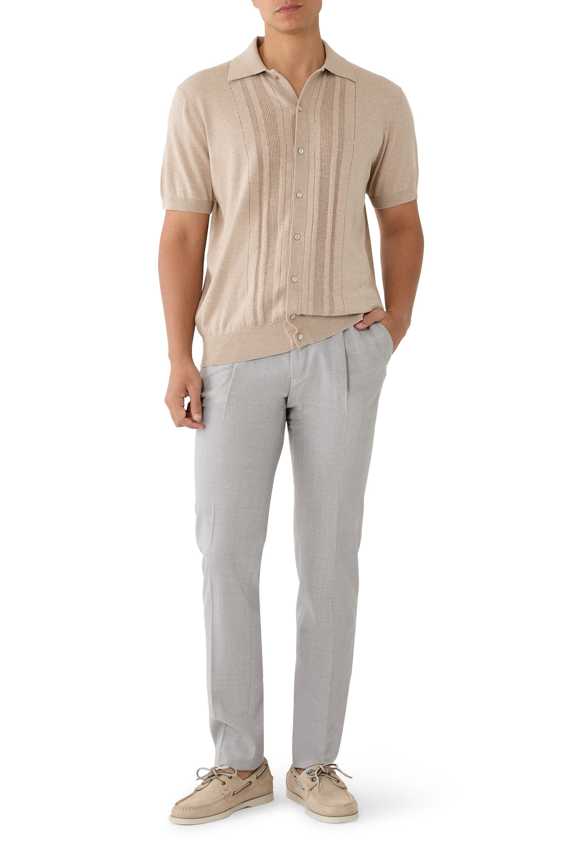 Drawstring Tapered Pants