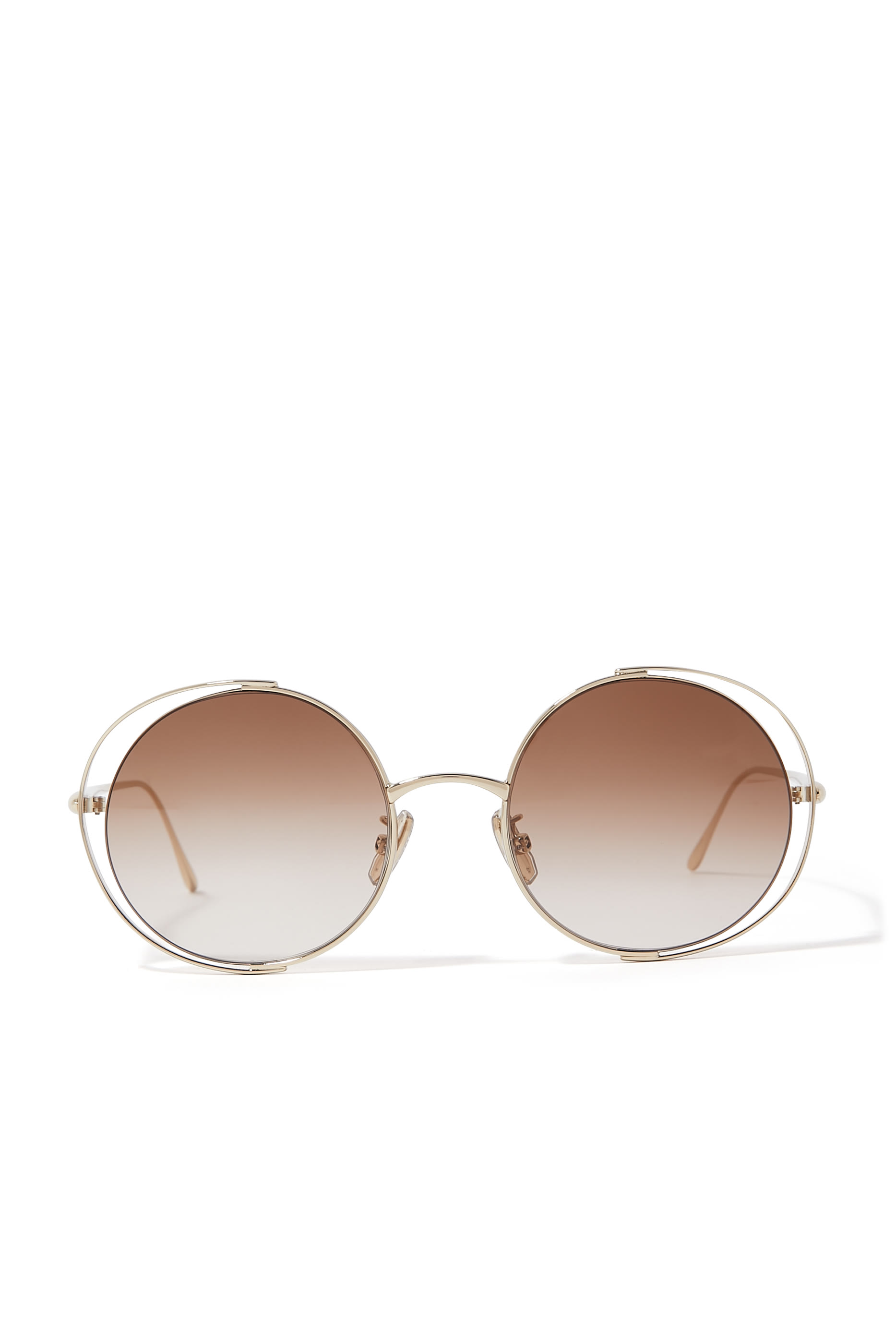 Cutout Round Sunglasses