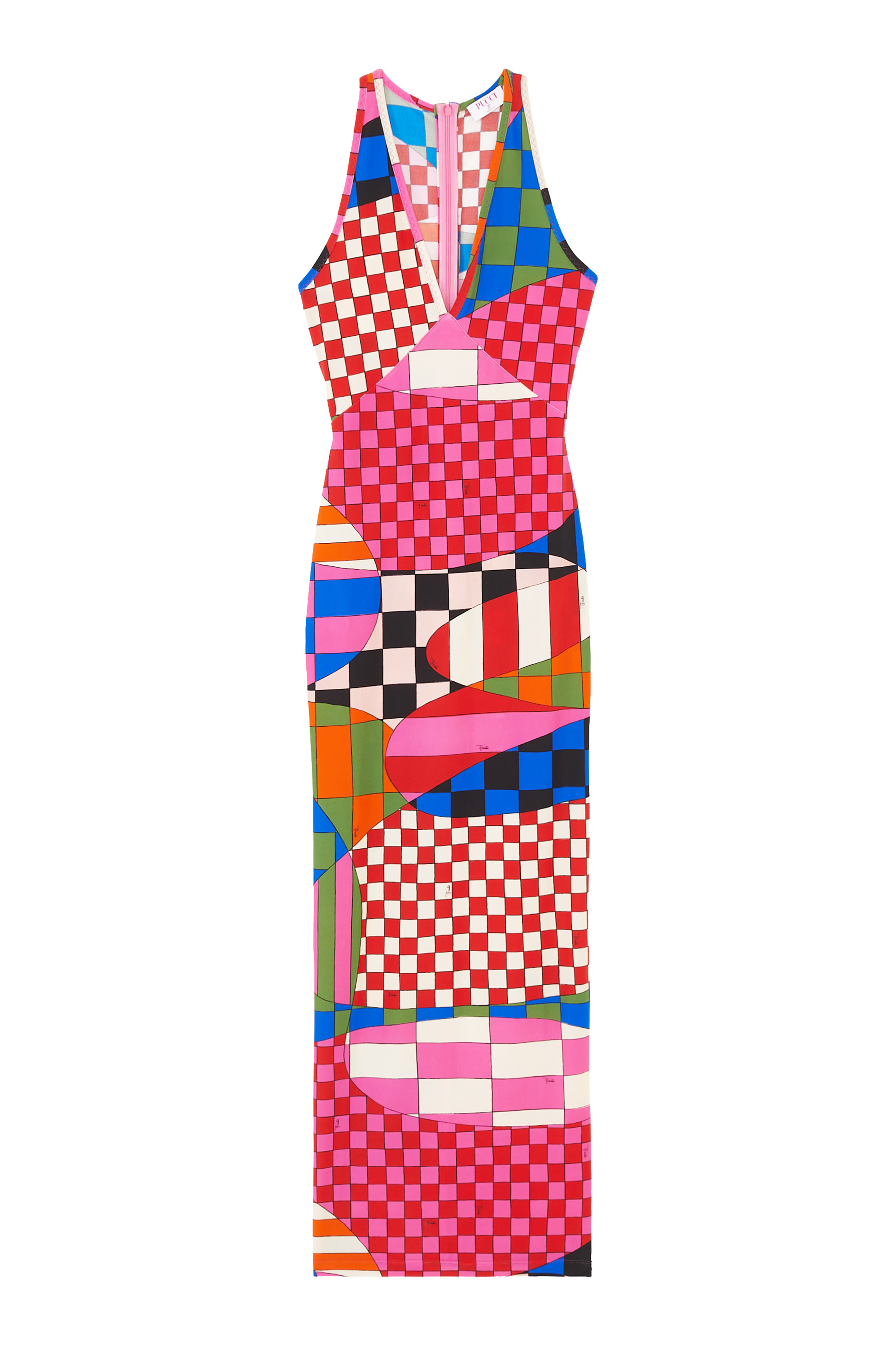 Giardino-Print Long Dress