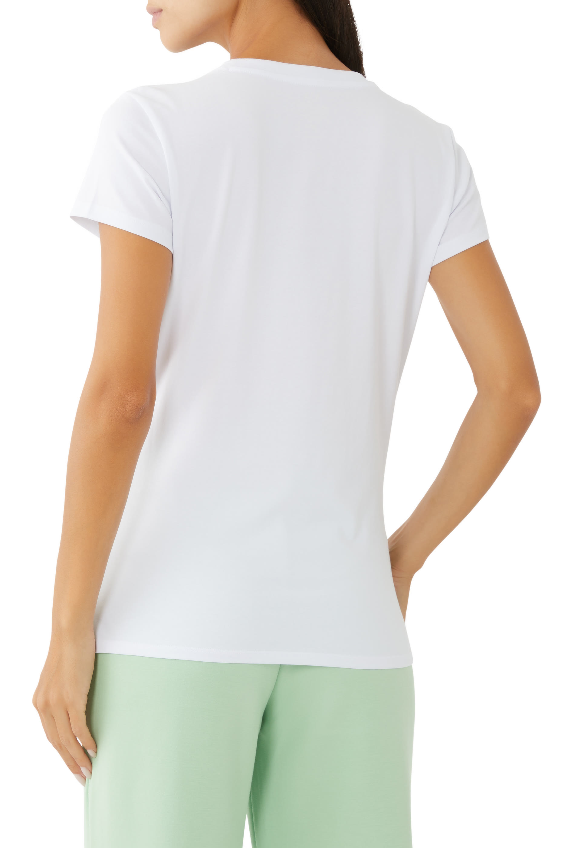 Logo Slim Fit T-Shirt in Stretch Cotton Jersey