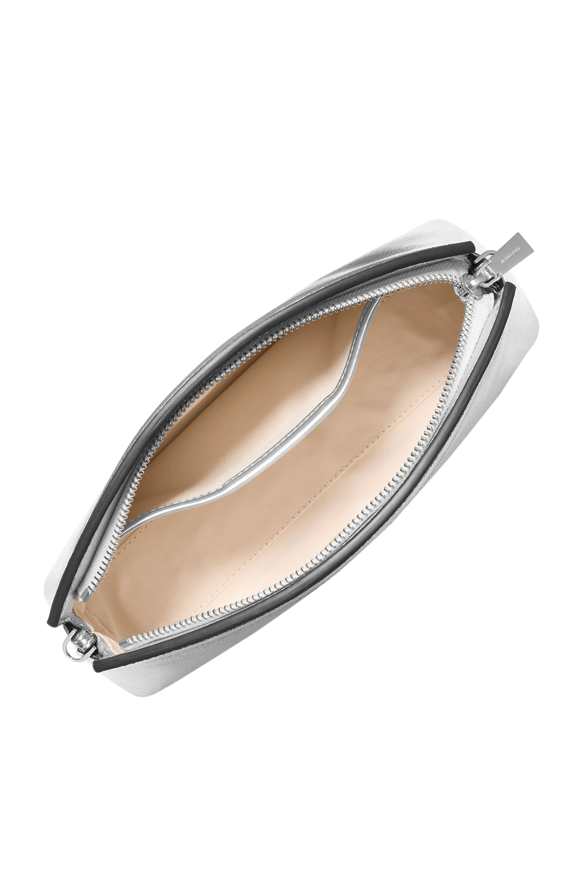 Athena Small Metallic Leather Convertible Clutch Bag