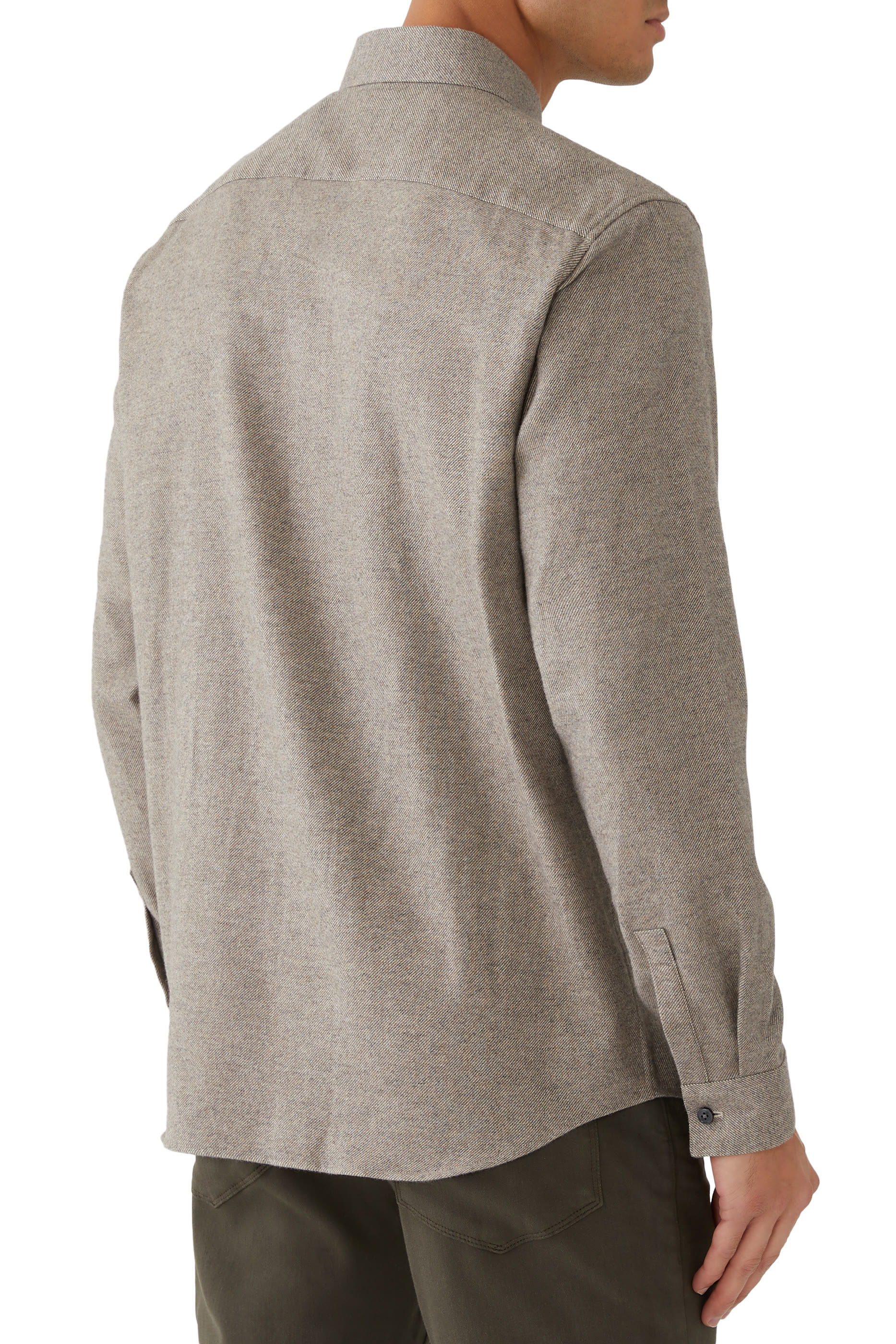 Irving Shirt in Plaid Twill Flannel