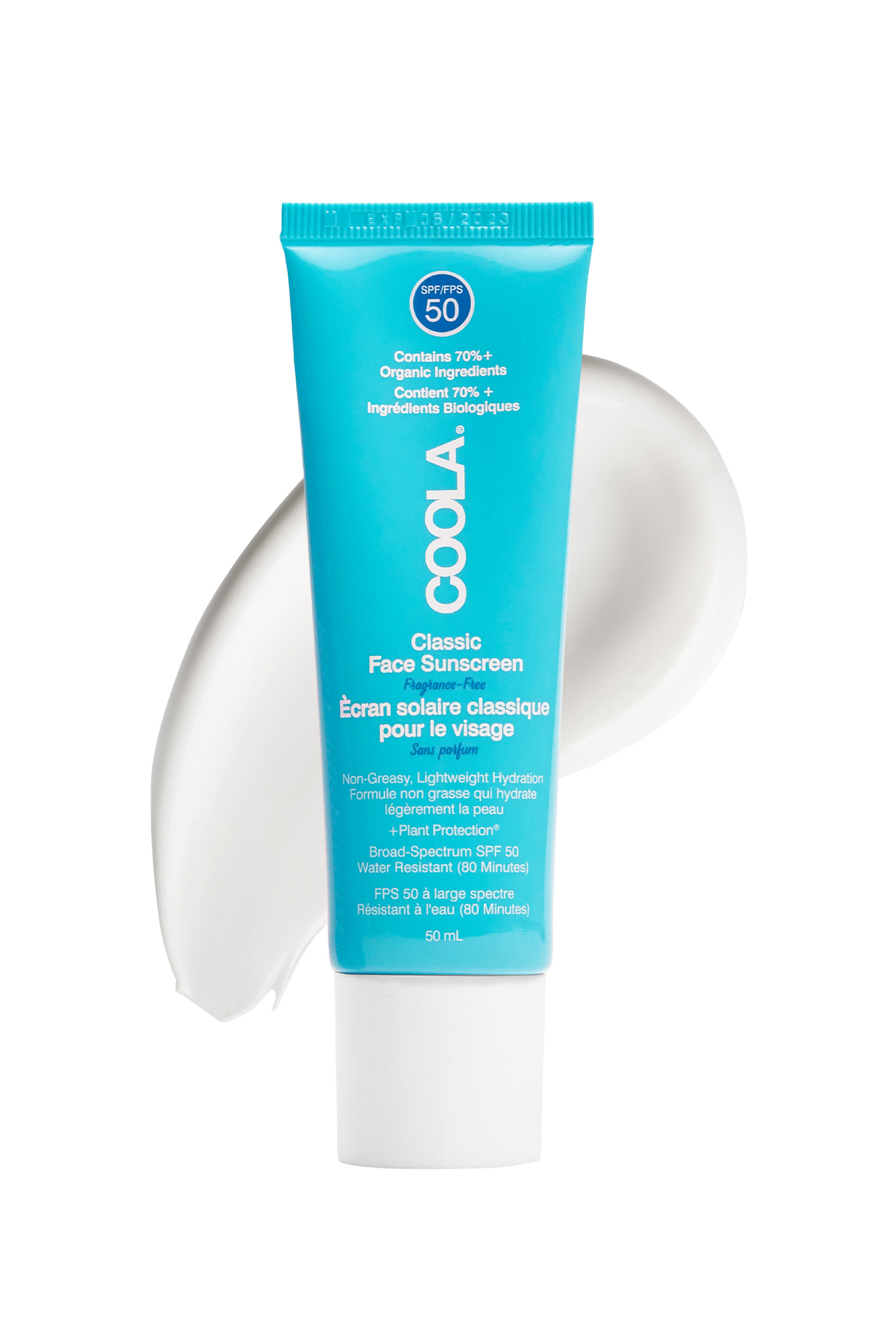 Unscented – Classic Face Organic Sunscreen Lotion SPF50