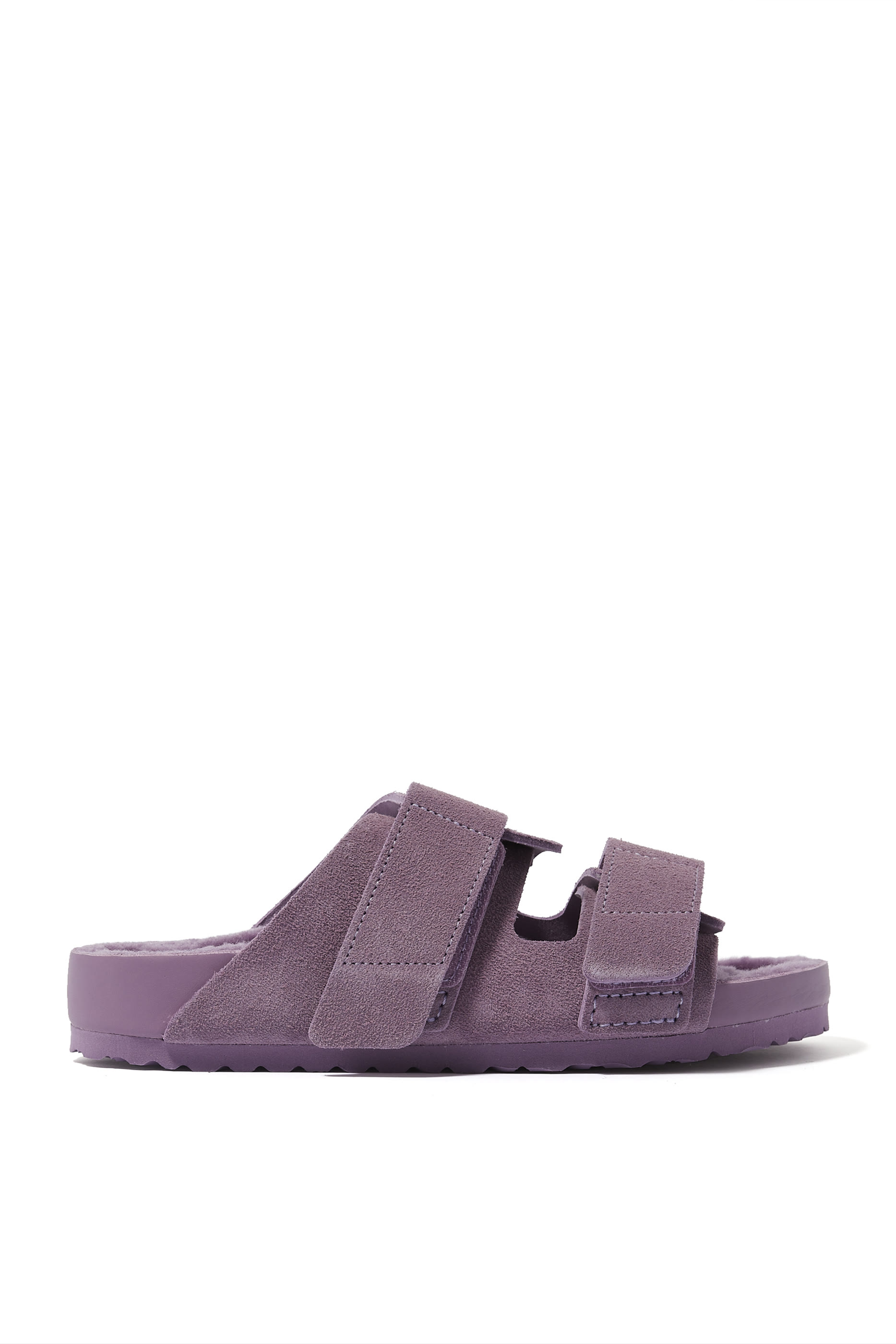 Uji Tekla Suede Fur Sandals