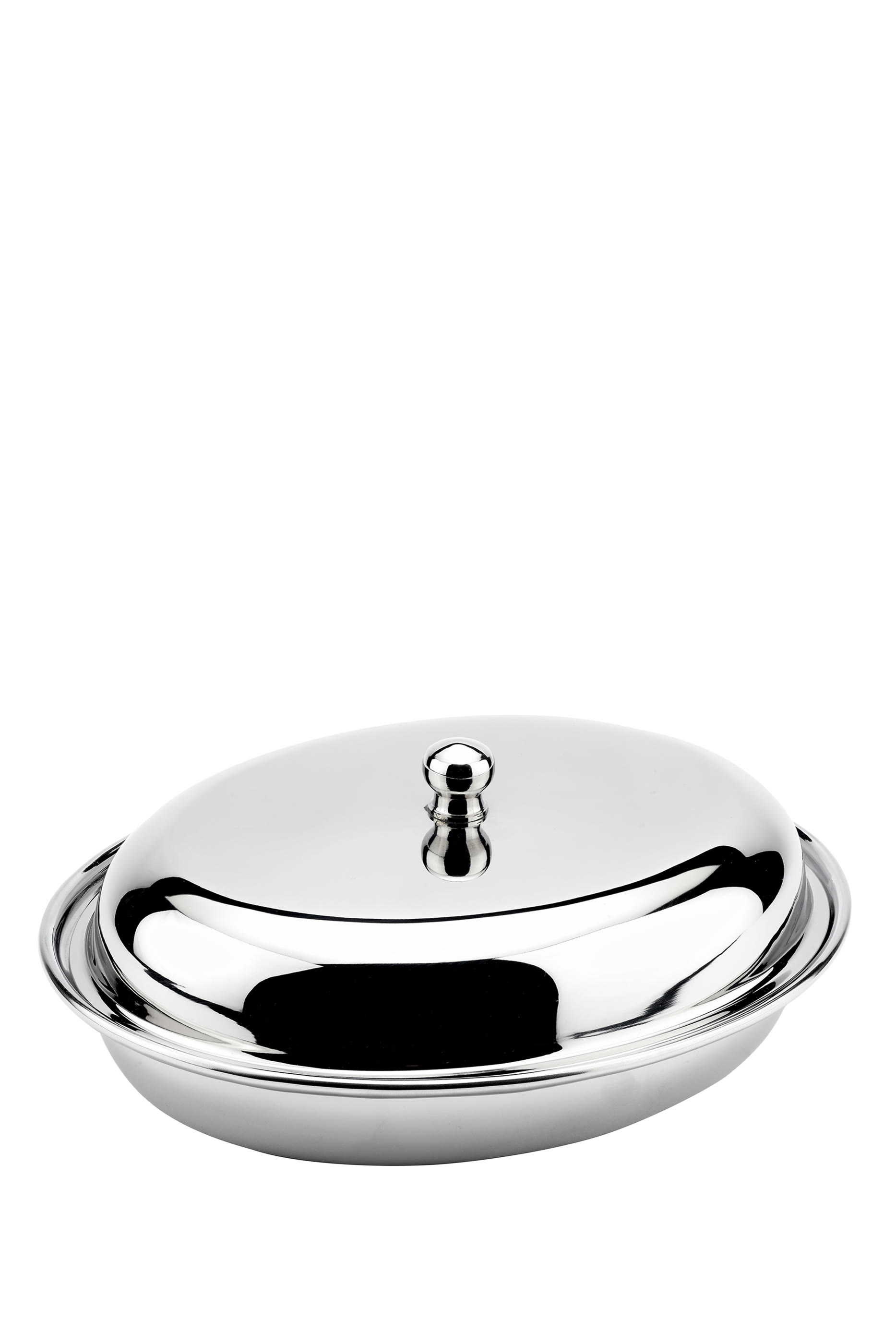 Holloware Oval Vegetable Dish & Cover