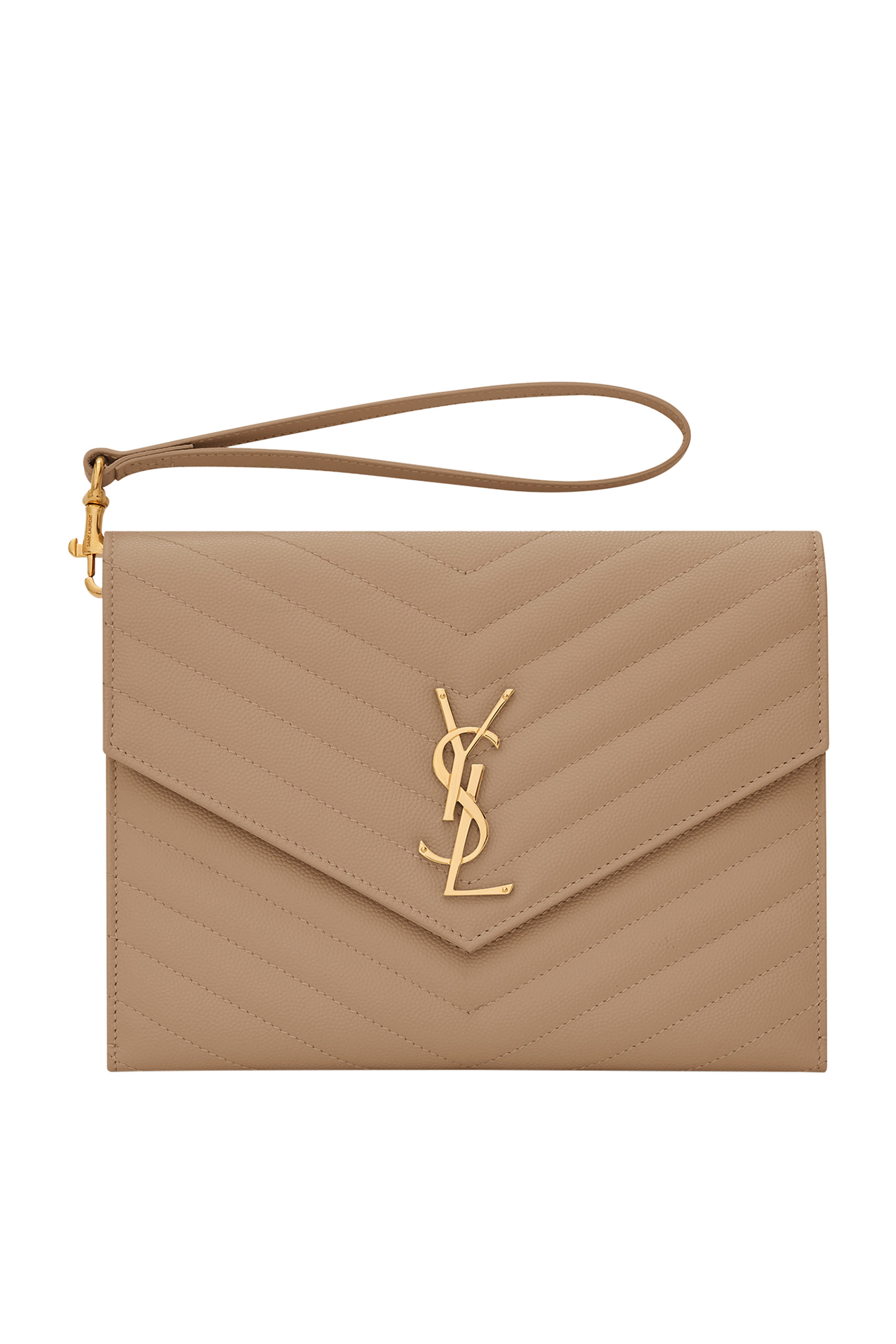  Cassandre Matelass&eacute; Flap Pouch in Grain De Poudre Leather