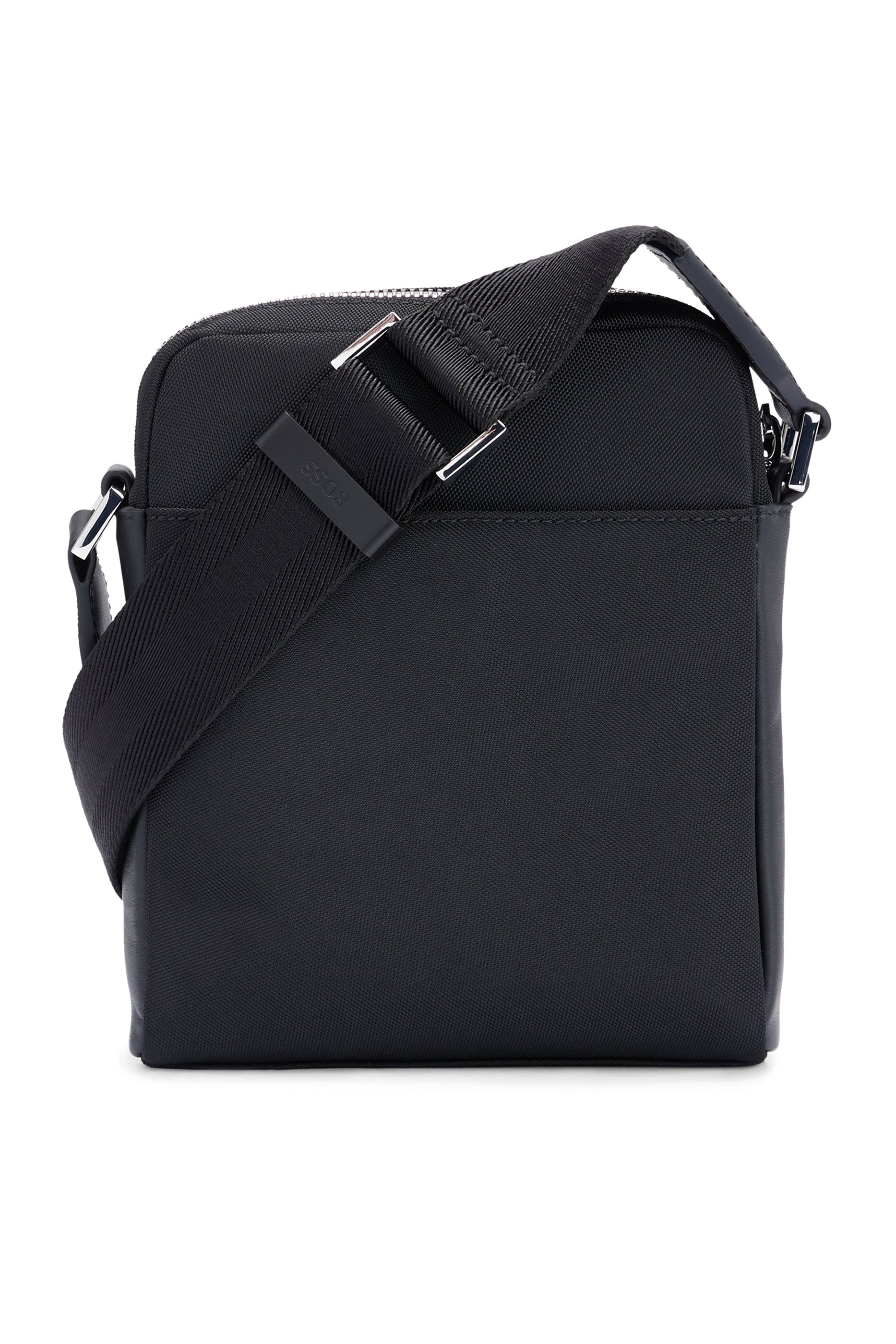 Zipped Reporter Bag With Logo Lettering