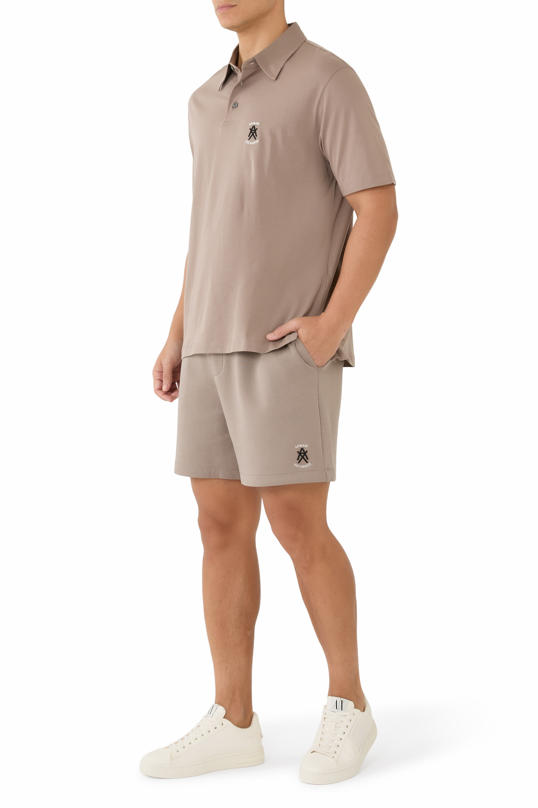 AX Logo Sports Shorts