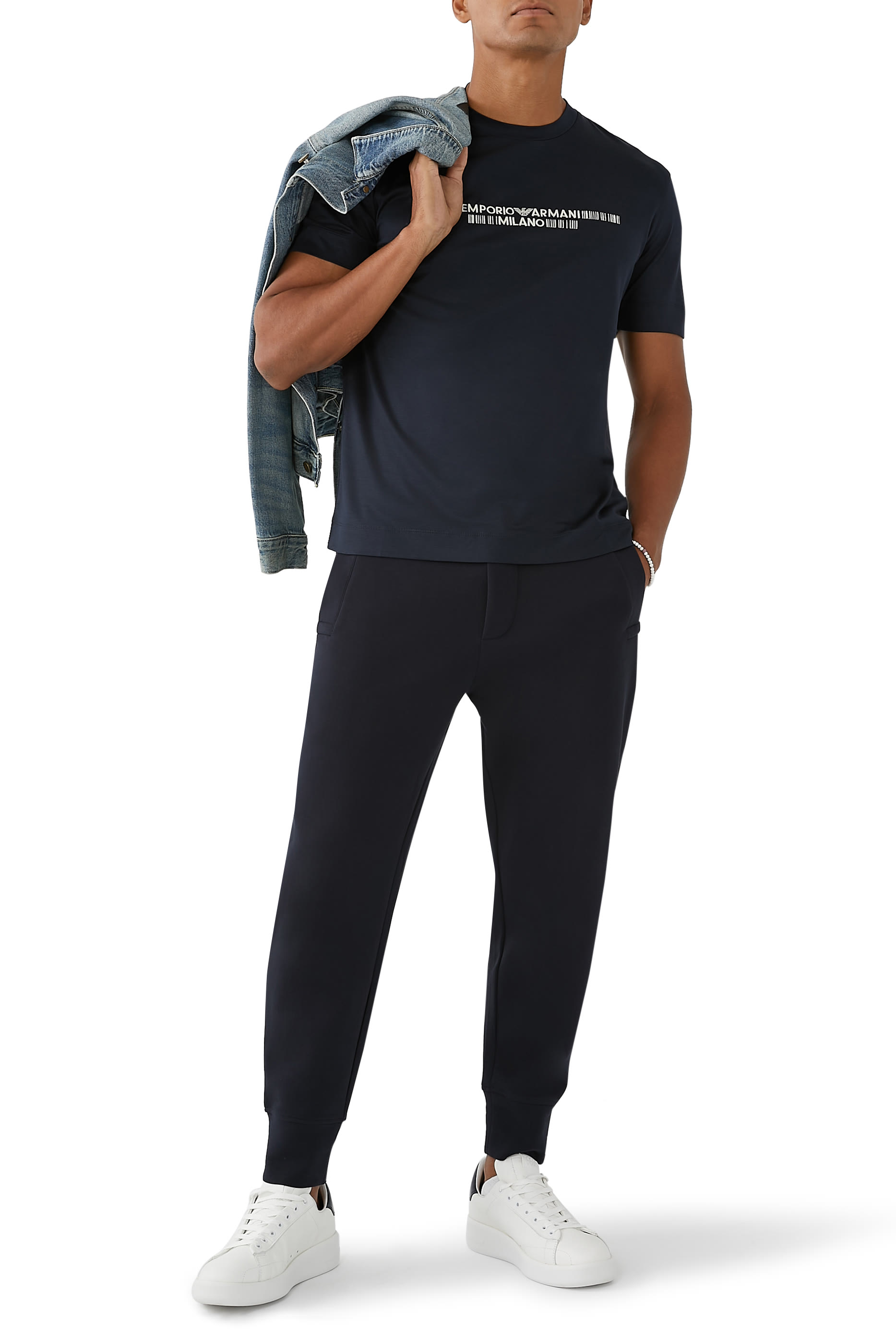 Double-Jersey Joggers