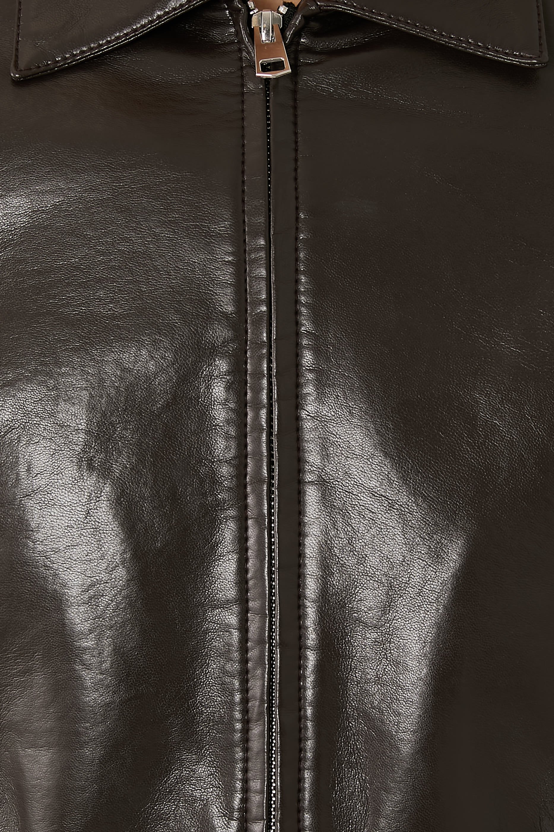 Essie Recycled Leather Cropped Jacket