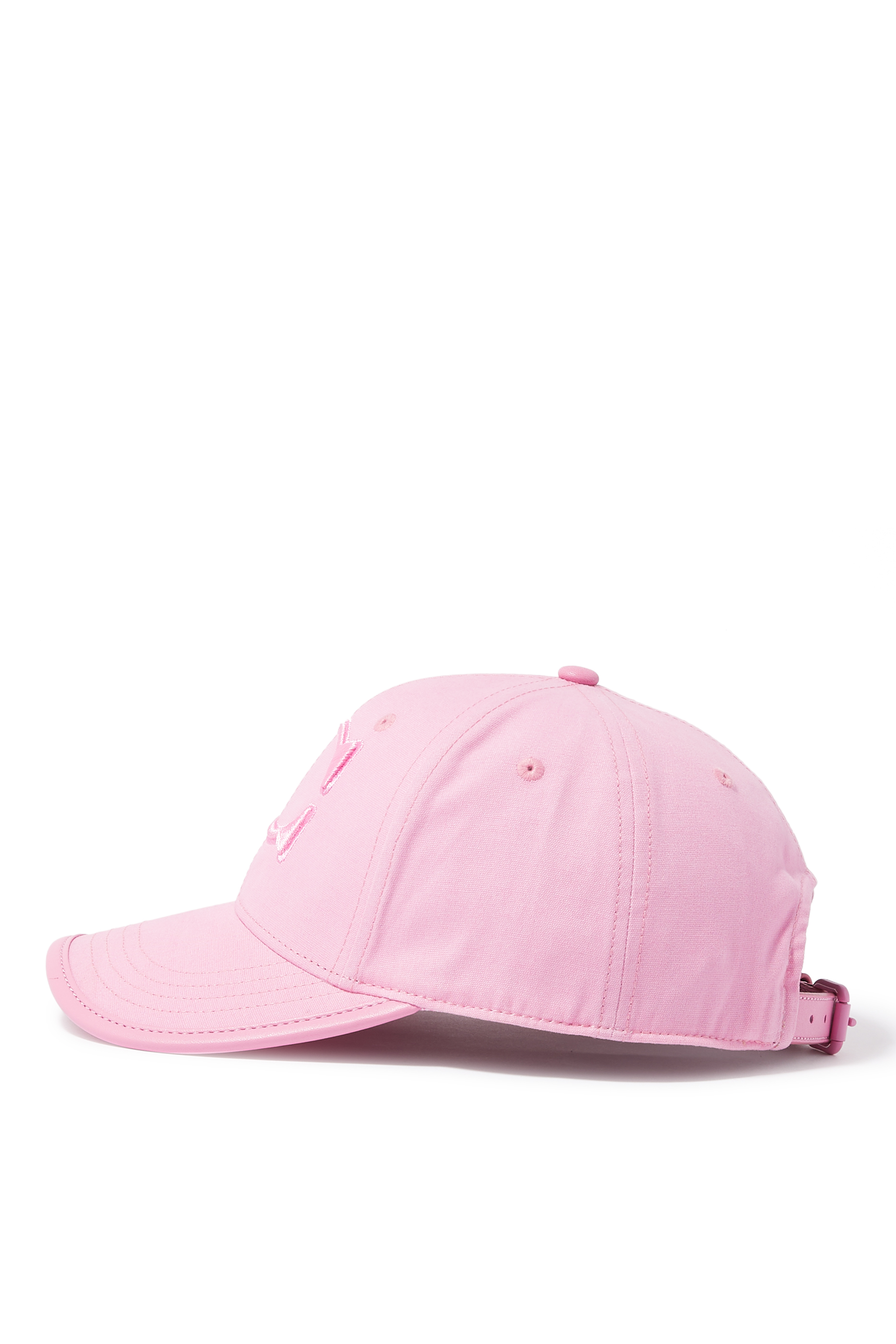 Logo Detail Canvas Baseball Cap