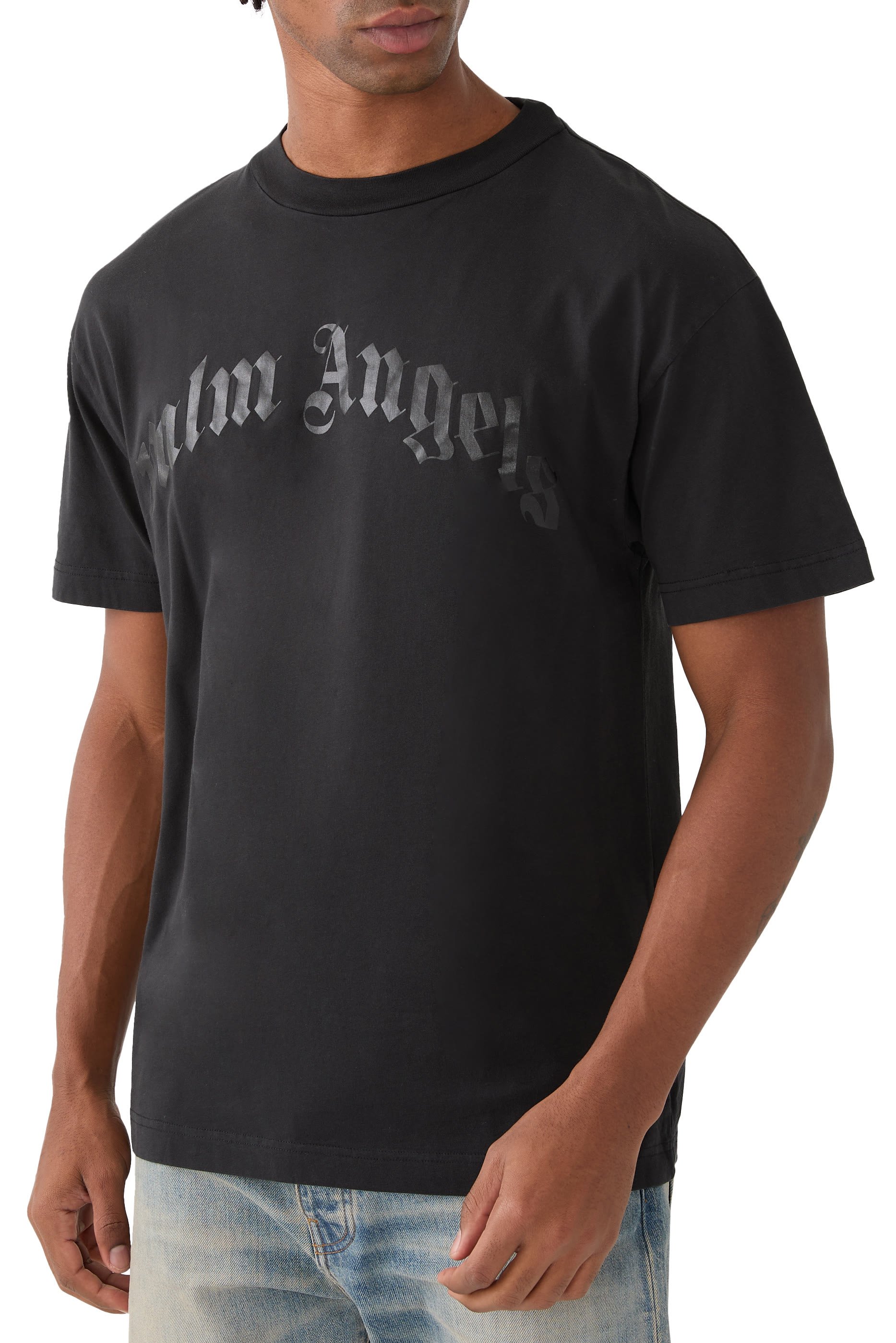 Curved Logo T-Shirt