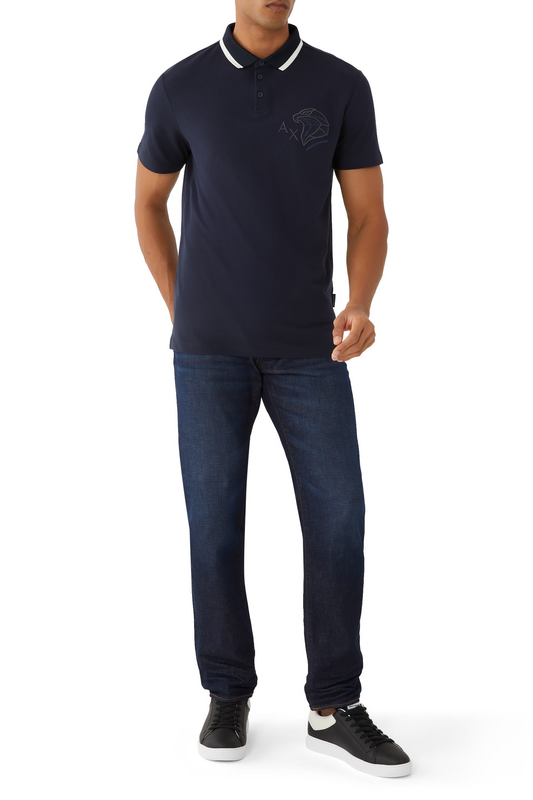 Digital Desert AX Eagle Logo Polo Shirt