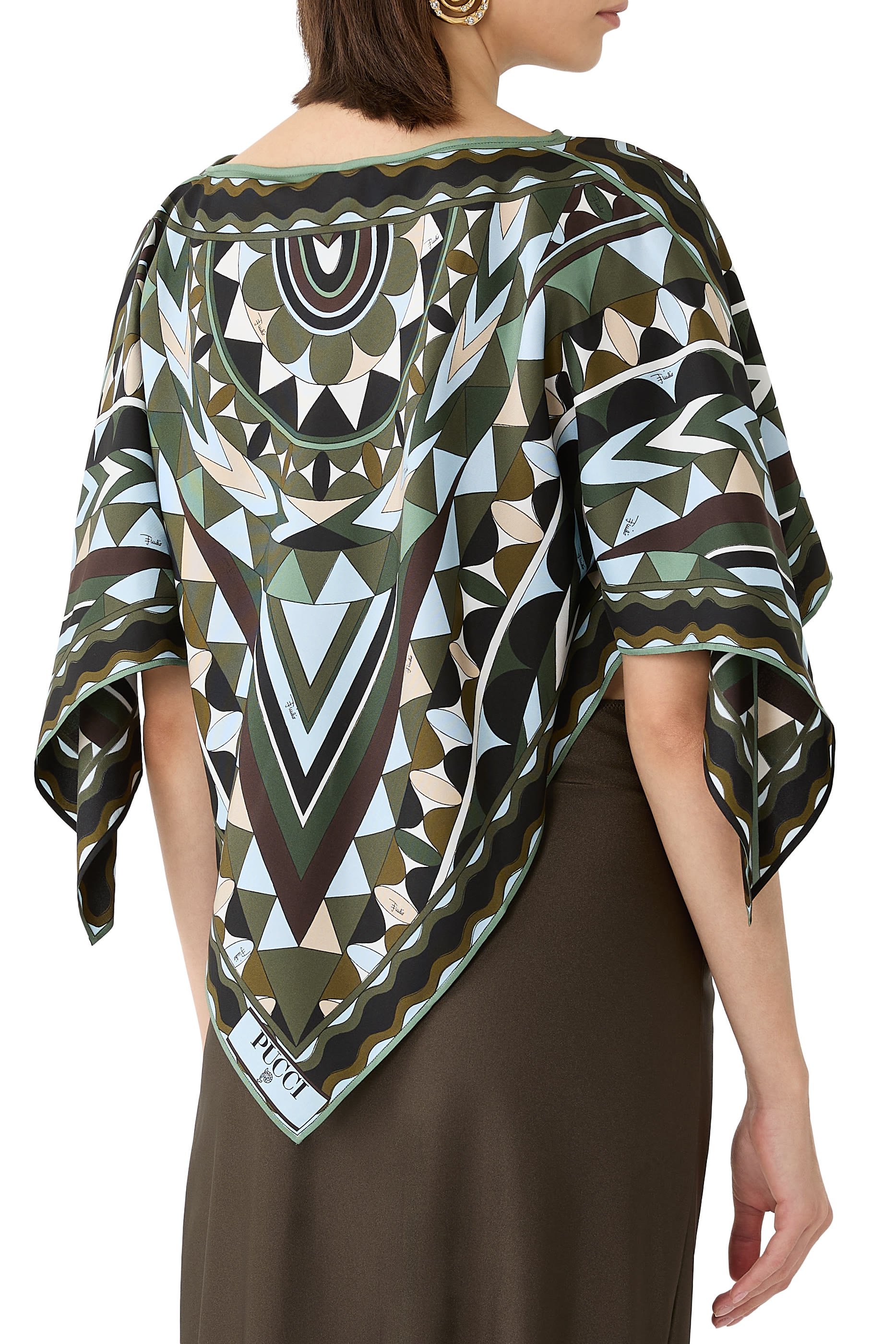 Manuba Print Kaftan Top