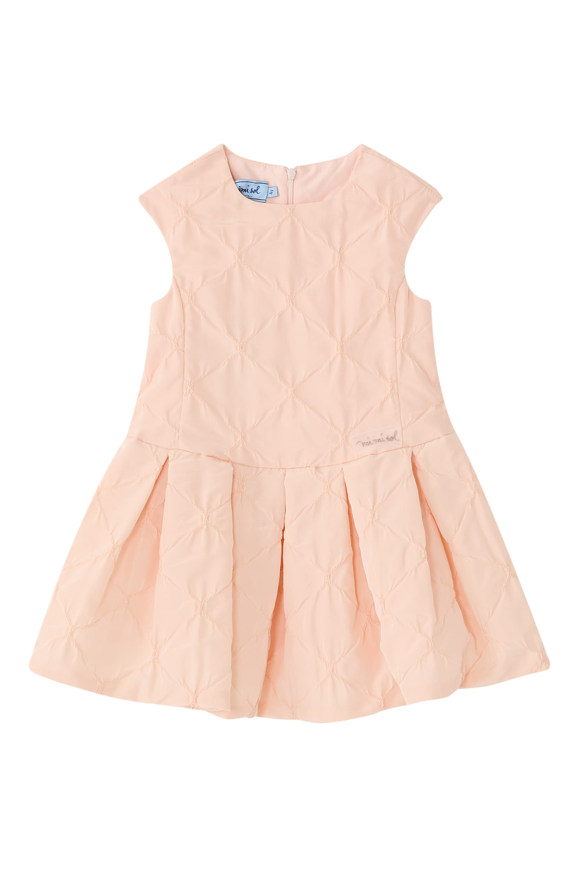 Kids Geometric Taffeta Dress