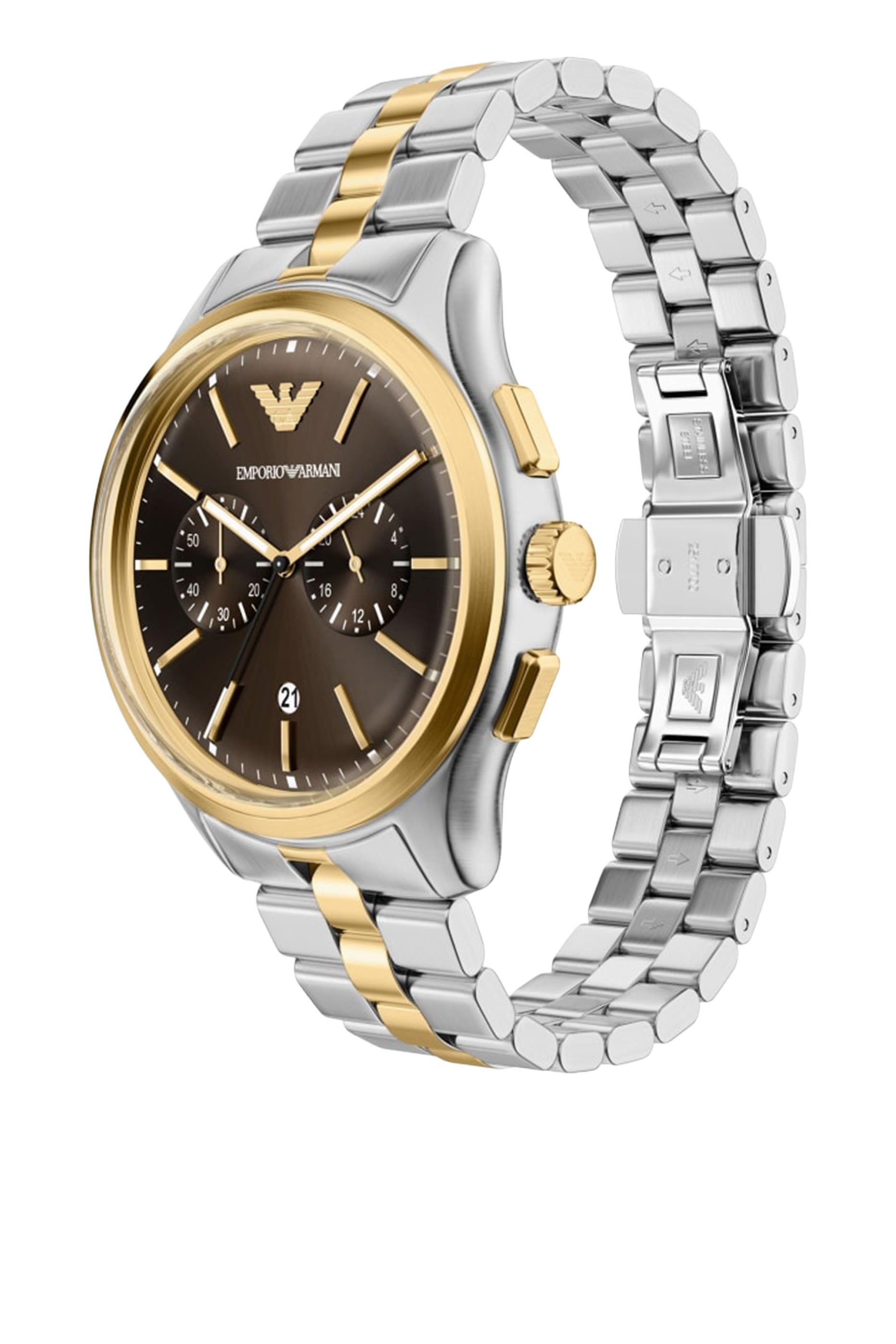 Miyota Quartz Chronograph Watch and Bracelet Set